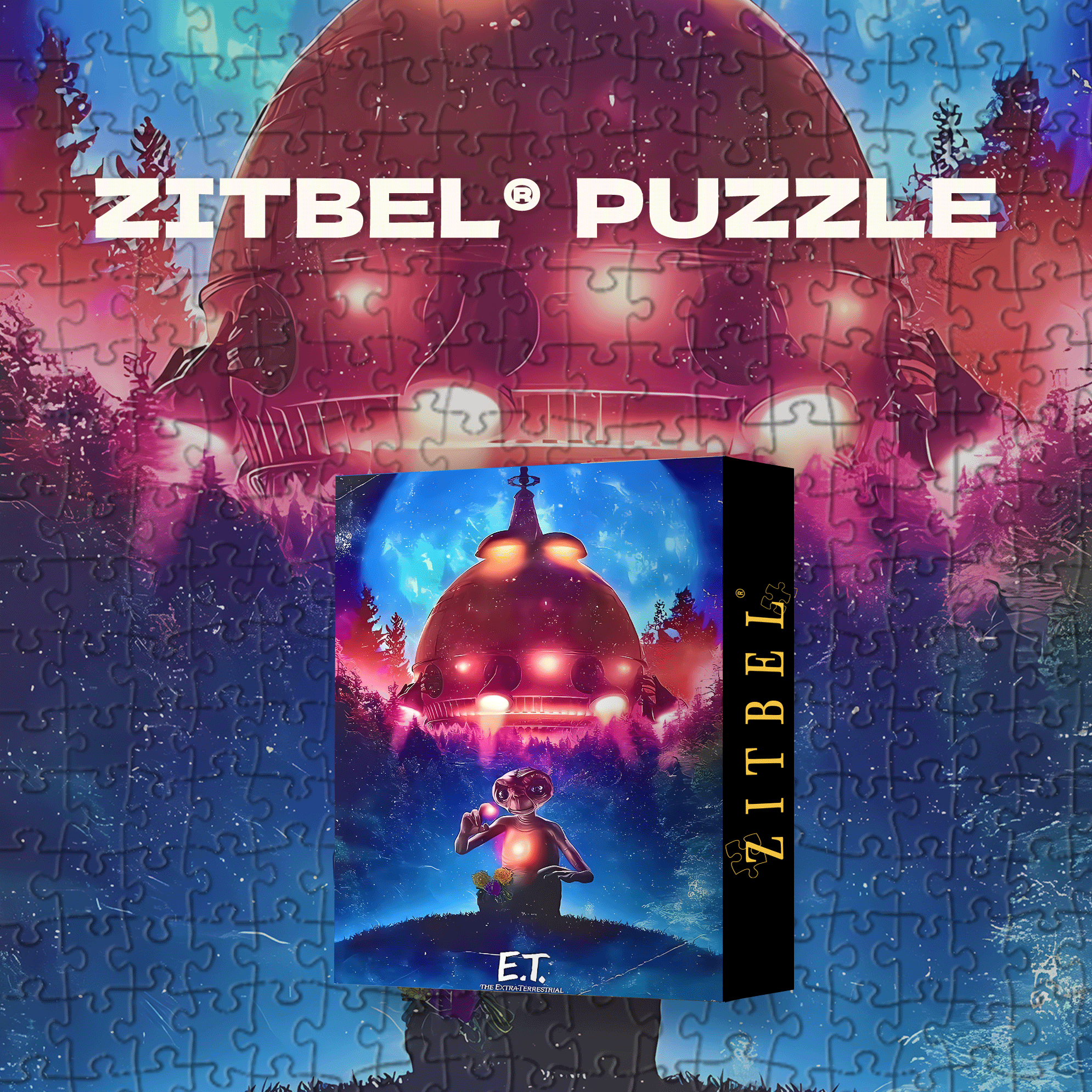 Movie Poster 500pcs/1000pcs Jigsaw Puzzle, Scratch-Resistant, Interactive Family Game & Brain-Boosting DIY Decor, Perfect for Halloween, Christmas & New Year Gifts, Family Puzzle Game