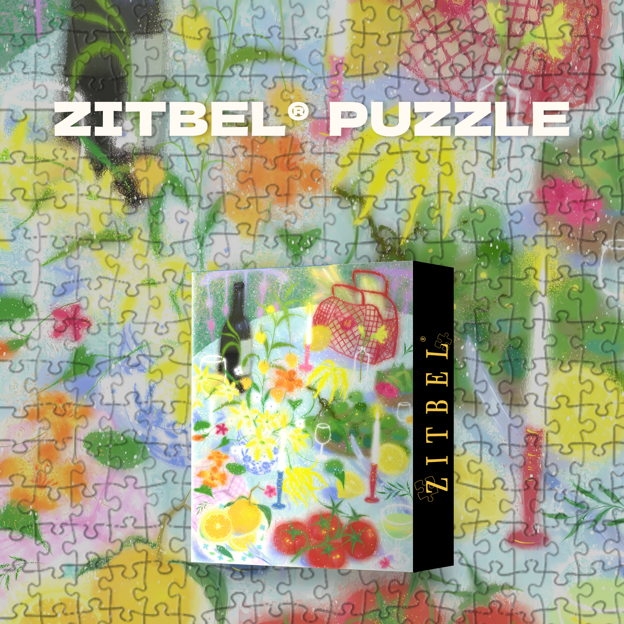 The Aroma Of Fruit Fills The Air 500pcs/1000pcs Jigsaw Puzzle, Scratch-Resistant, Interactive Family Game & Brain-Boosting DIY Decor, Perfect for Halloween, Christmas & New Year Gifts, Family Puzzle Game