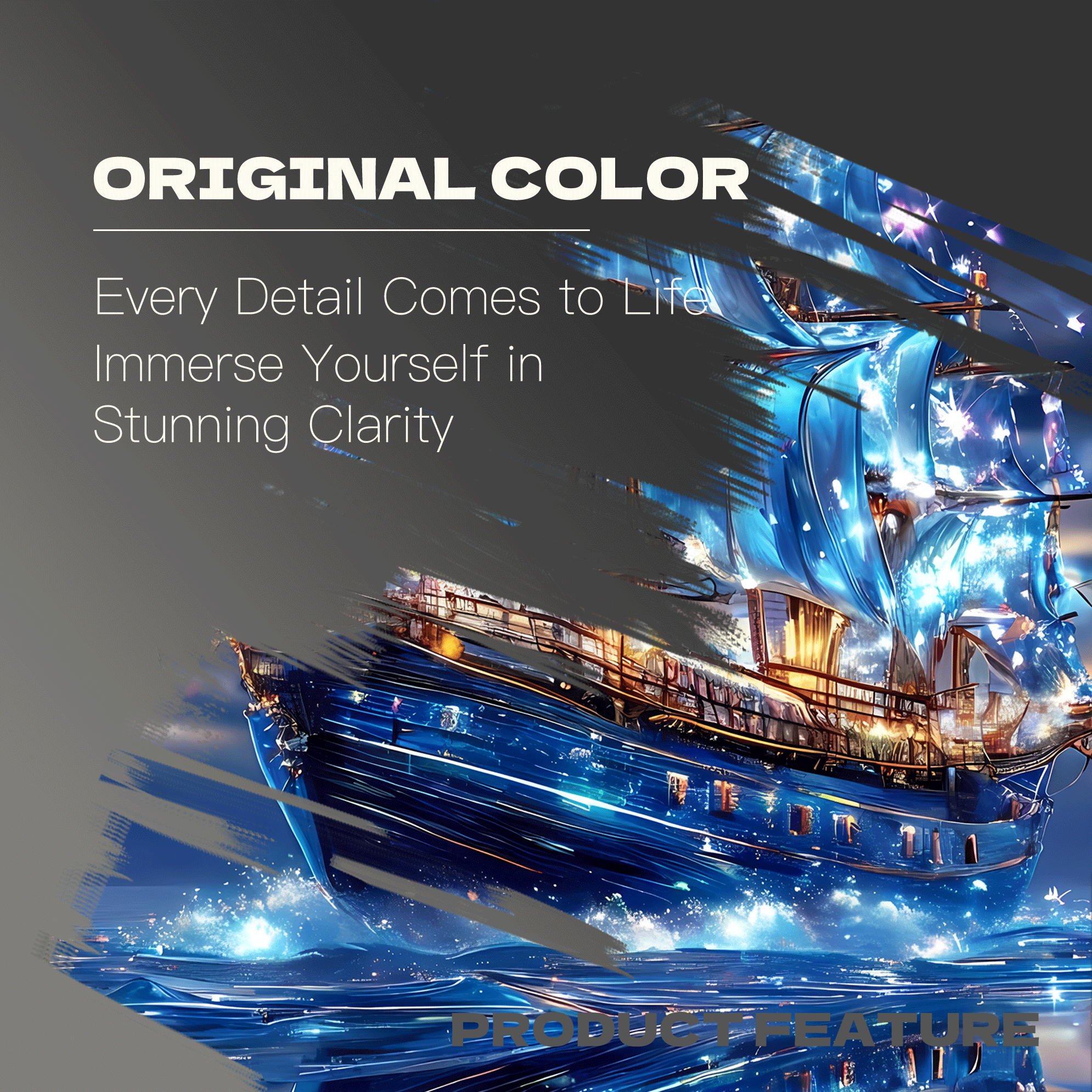 Ship of Stardust 500pcs/1000pcs Jigsaw Puzzle, Scratch-Resistant, Interactive Family Game & Brain-Boosting DIY Decor, Perfect for Halloween, Christmas & New Year Gifts, Family Puzzle Game