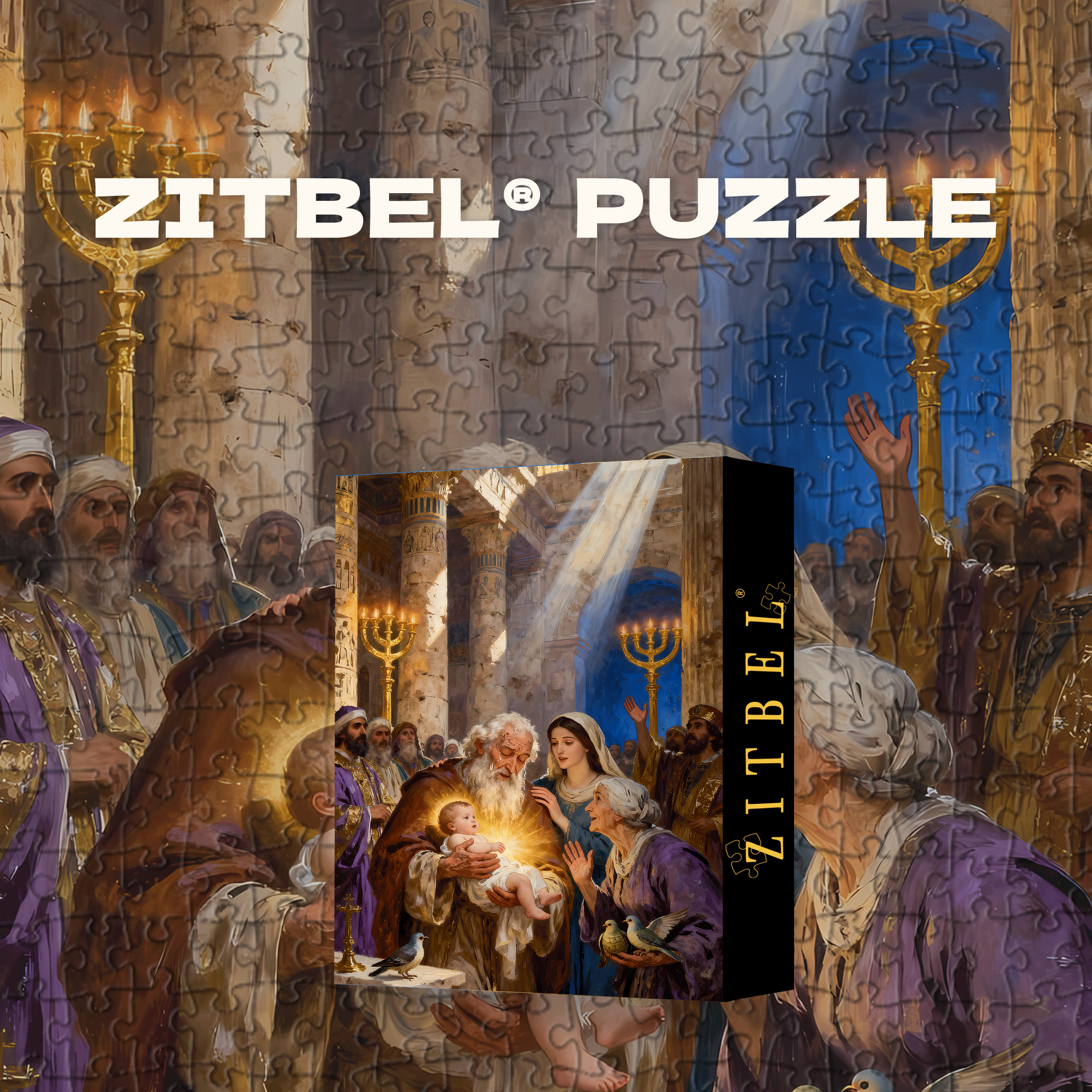 The Blessing of the Holy Child 500pcs/1000pcs Jigsaw Puzzle, Scratch-Resistant, Interactive Family Game & Brain-Boosting DIY Decor, Perfect for Halloween, Christmas & New Year Gifts, Family Puzzle Game