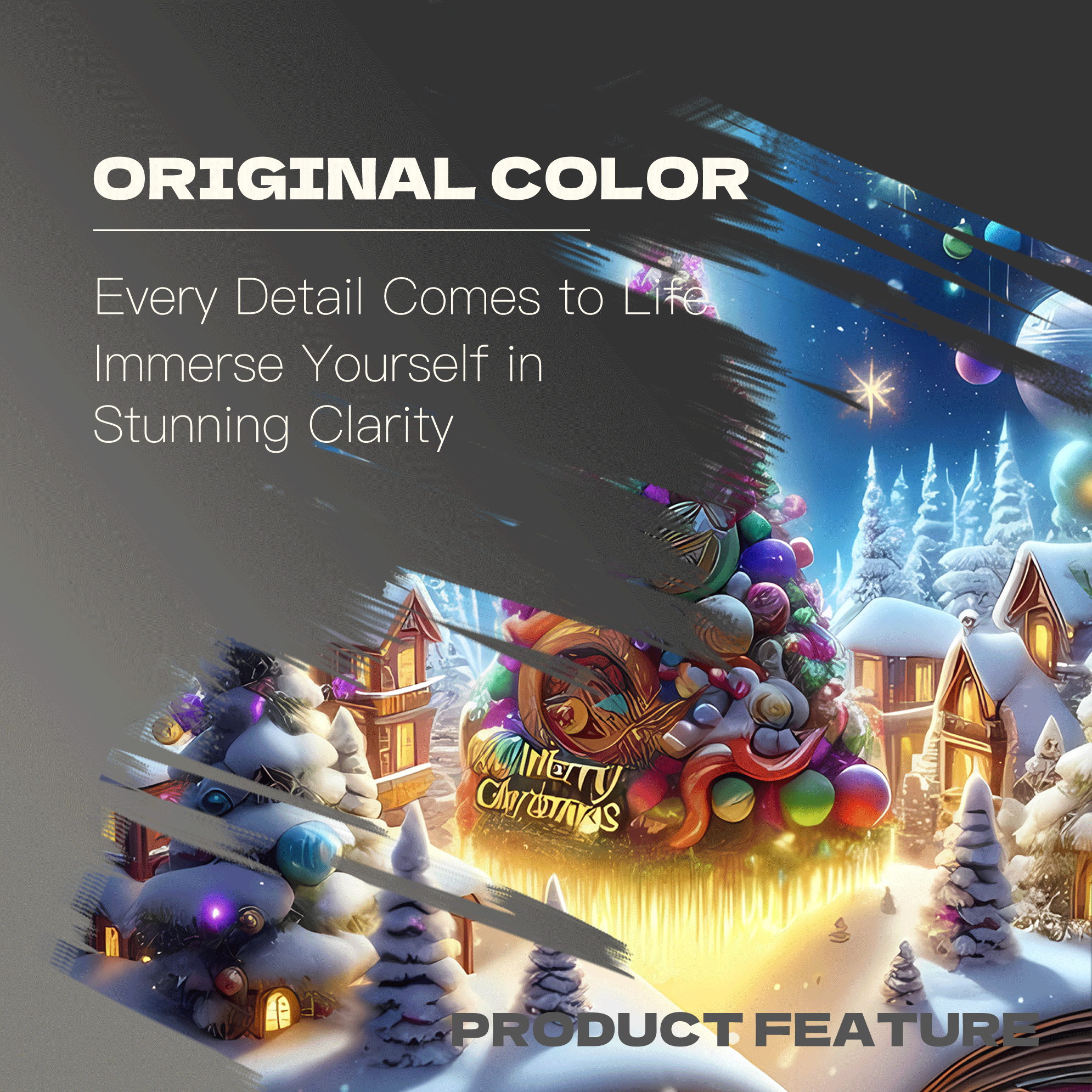 Magic Book Christmas Tree 500pcs/1000pcs Jigsaw Puzzle, Scratch-Resistant, Interactive Family Game & Brain-Boosting DIY Decor, Perfect for Halloween, Christmas & New Year Gifts, Family Puzzle Game