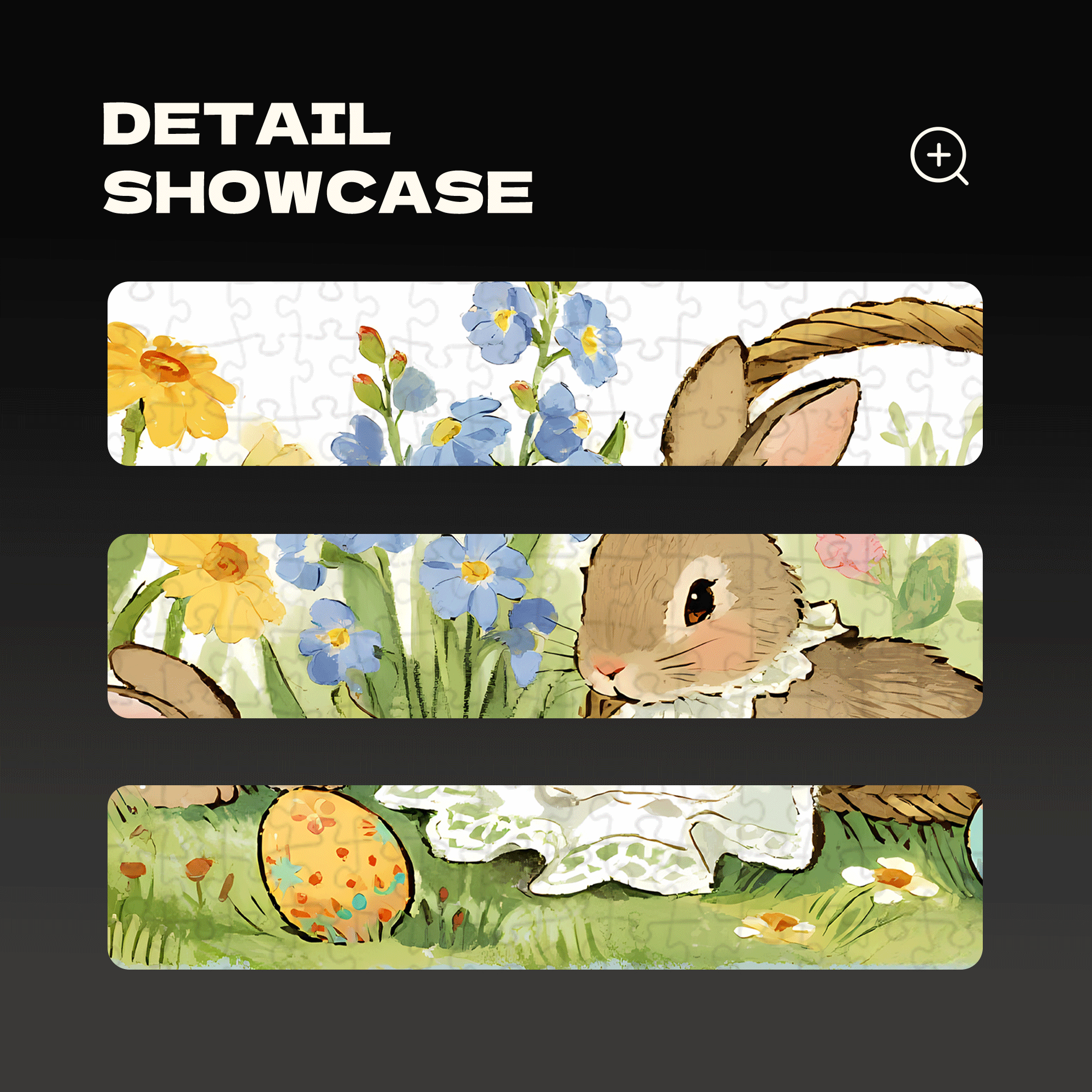 Springtime Rabbit Speech 500pcs/1000pcs Jigsaw Puzzle, Scratch-Resistant, Interactive Family Game & Brain-Boosting DIY Decor, Perfect for Halloween, Christmas & New Year Gifts, Family Puzzle Game