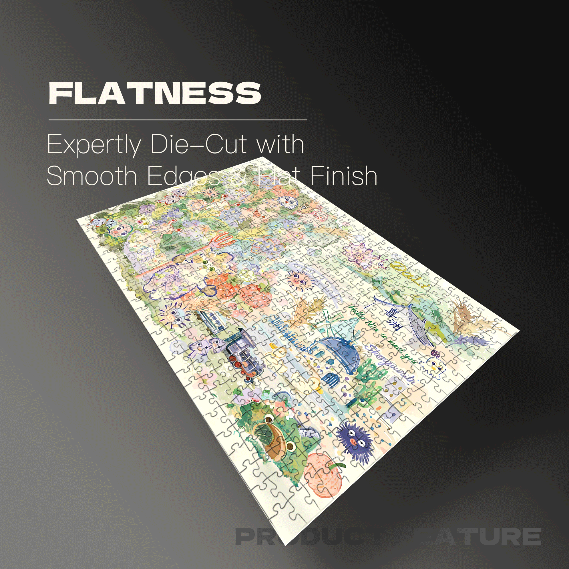 The Hydrangeas In Dali 500pcs/1000pcs Jigsaw Puzzle, Scratch-Resistant, Interactive Family Game & Brain-Boosting DIY Decor, Perfect for Halloween, Christmas & New Year Gifts, Family Puzzle Game