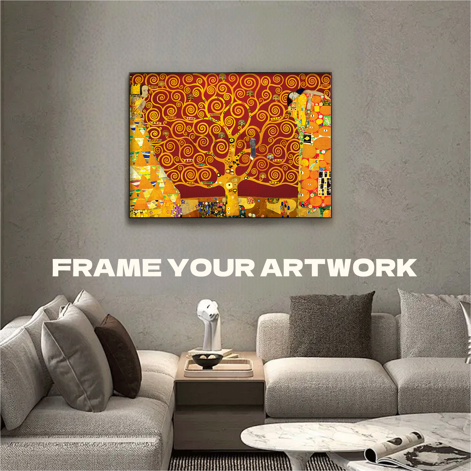 Tree of Lifewebp 500pcs/1000pcs Jigsaw Puzzle, Scratch-Resistant, Interactive Family Game & Brain-Boosting DIY Decor, Perfect for Halloween, Christmas & New Year Gifts, Family Puzzle Game
