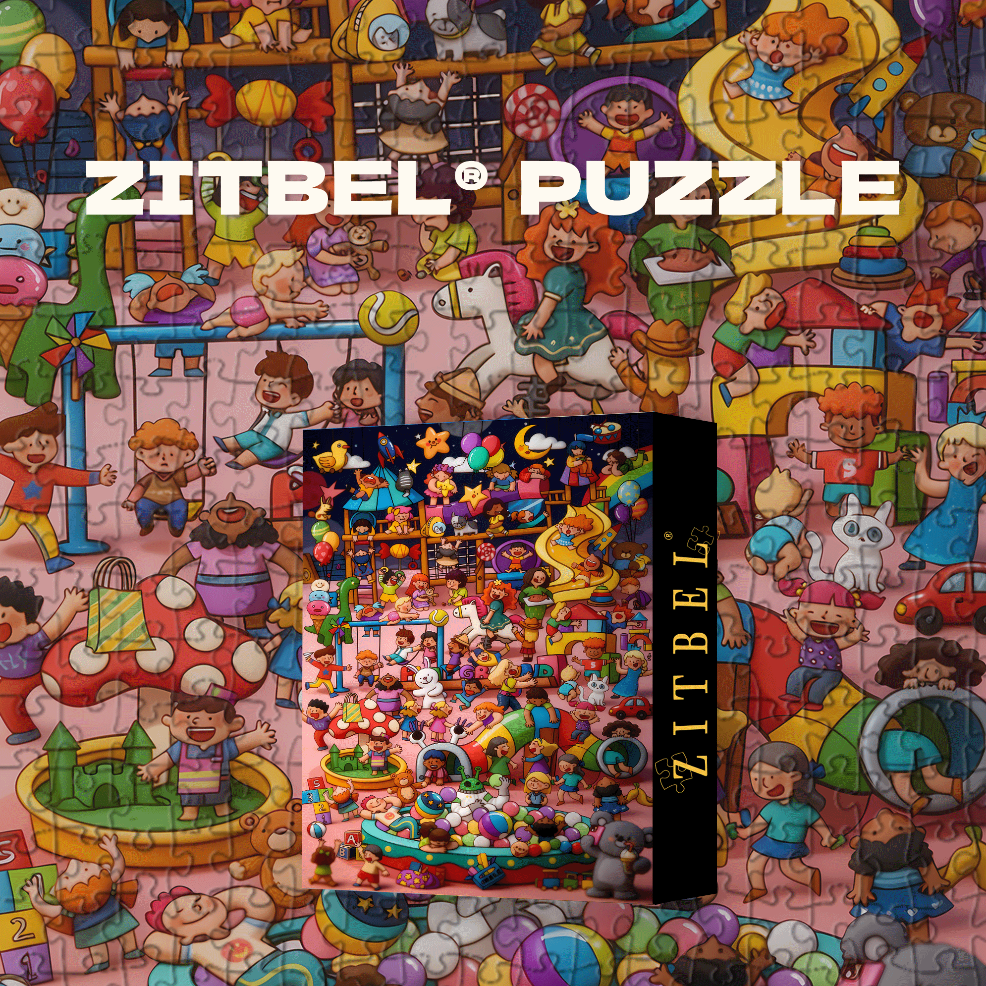 Colorful Resort 500pcs/1000pcs Jigsaw Puzzle, Scratch-Resistant, Interactive Family Game & Brain-Boosting DIY Decor, Perfect for Halloween, Christmas & New Year Gifts, Family Puzzle Game