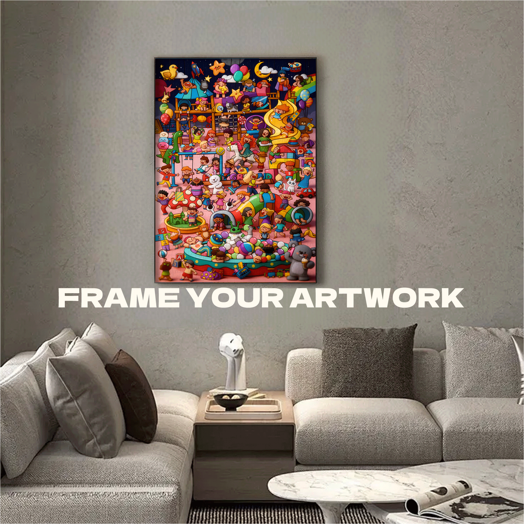 Colorful Resort 500pcs/1000pcs Jigsaw Puzzle, Scratch-Resistant, Interactive Family Game & Brain-Boosting DIY Decor, Perfect for Halloween, Christmas & New Year Gifts, Family Puzzle Game