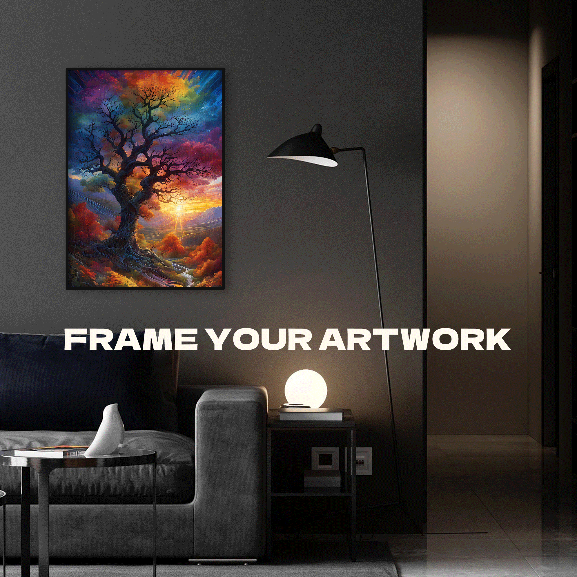 The Tree of Life 500pcs/1000pcs Jigsaw Puzzle, Scratch-Resistant, Interactive Family Game & Brain-Boosting DIY Decor, Perfect for Halloween, Christmas & New Year Gifts, Family Puzzle Game