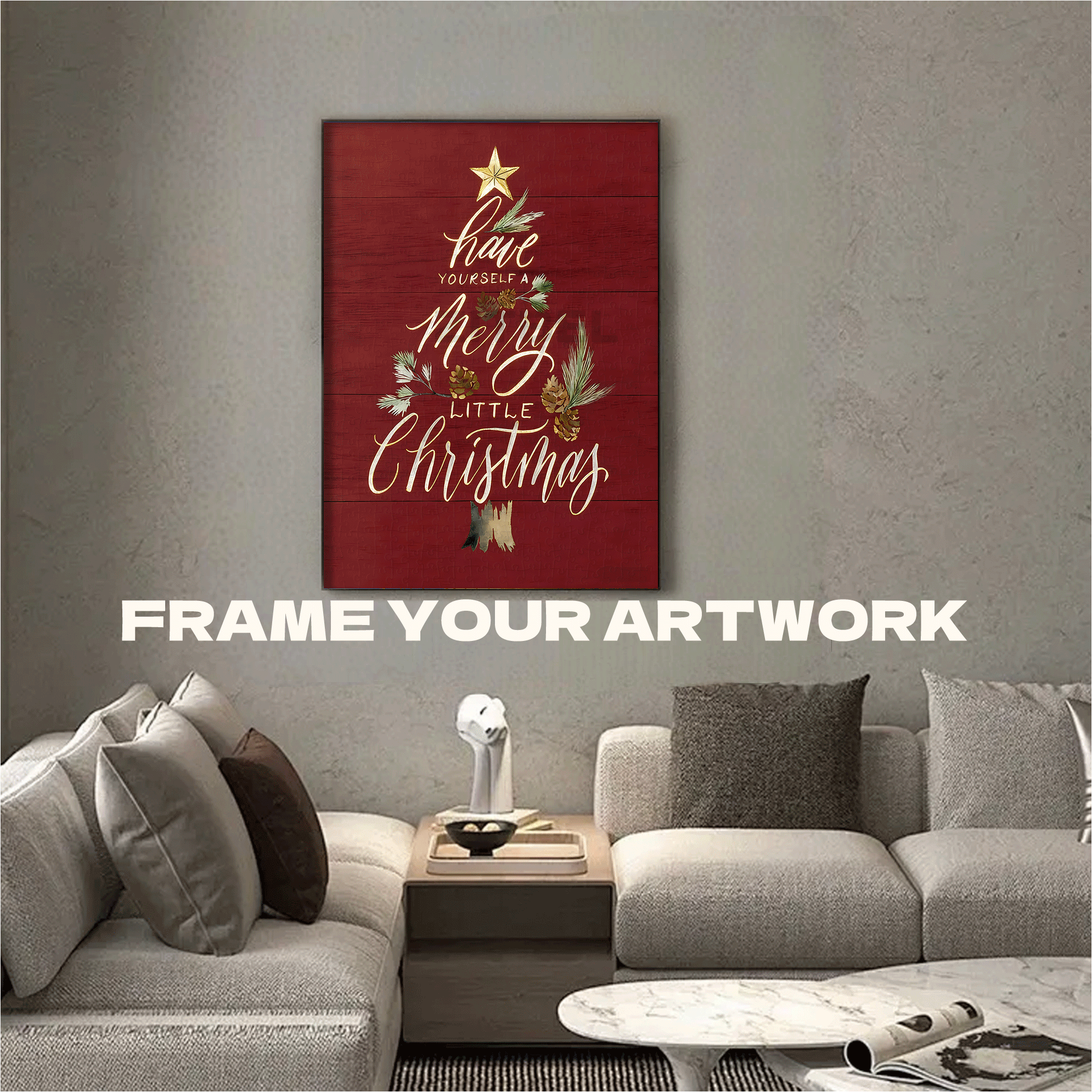 Merry Little Christmas 500pcs/1000pcs Jigsaw Puzzle, Scratch-Resistant, Interactive Family Game & Brain-Boosting DIY Decor, Perfect for Halloween, Christmas & New Year Gifts, Family Puzzle Game