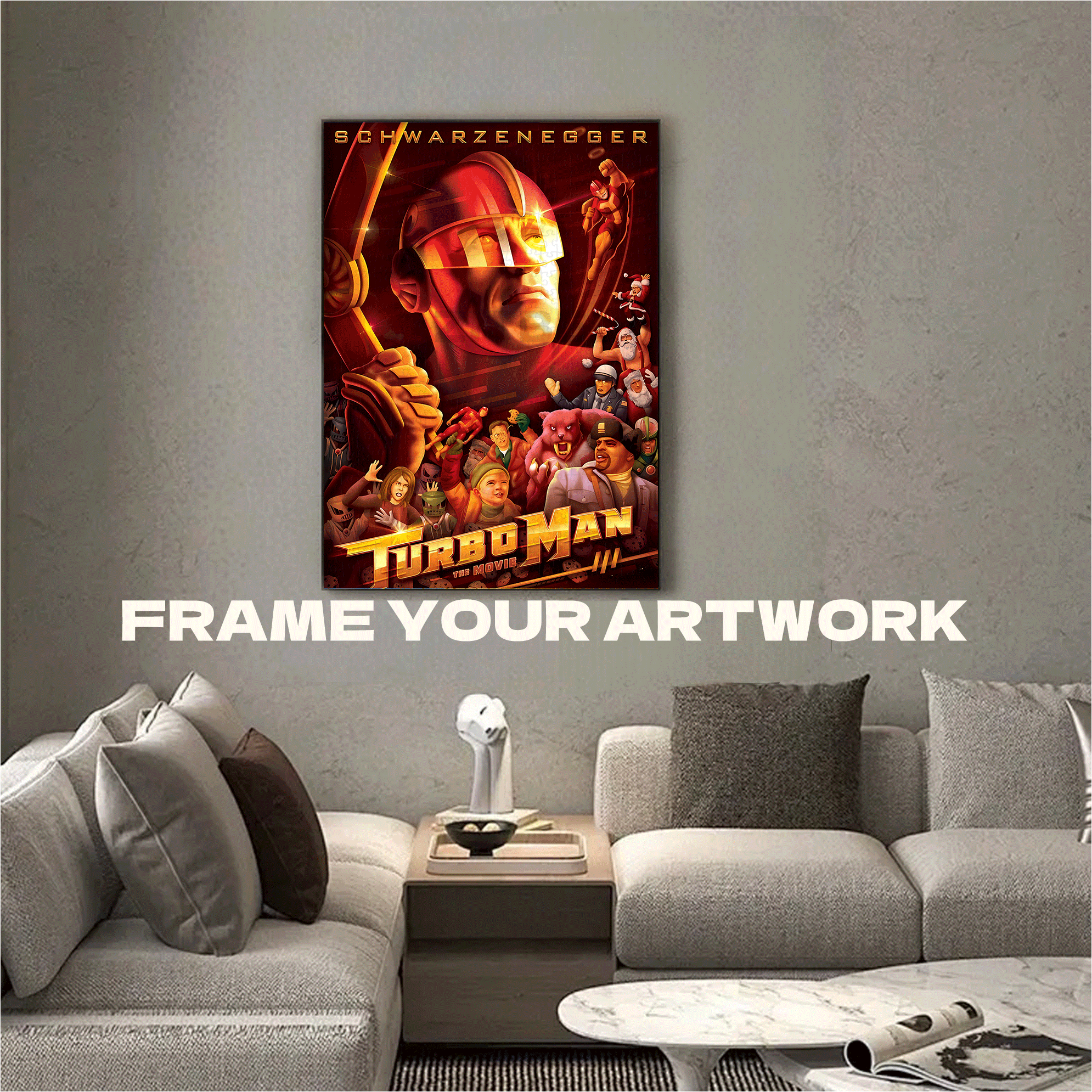 Turbo Man 500pcs/1000pcs Jigsaw Puzzle, Scratch-Resistant, Interactive Family Game & Brain-Boosting DIY Decor, Perfect for Halloween, Christmas & New Year Gifts, Family Puzzle Game