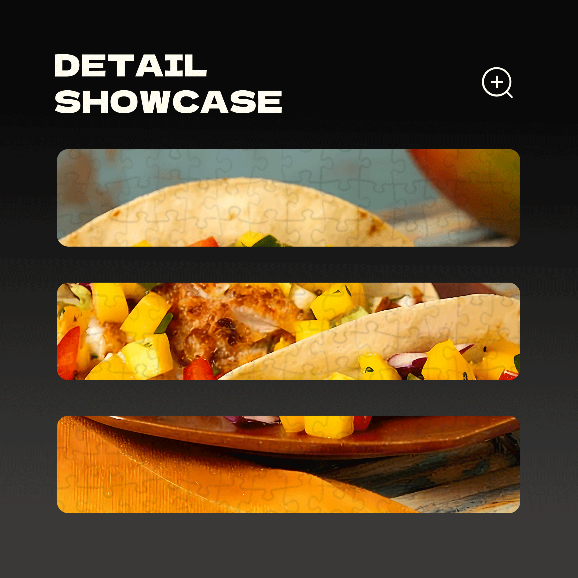 Delicious Taco 500pcs/1000pcs Jigsaw Puzzle, Scratch-Resistant, Interactive Family Game & Brain-Boosting DIY Decor, Perfect for Halloween, Christmas & New Year Gifts, Family Puzzle Game