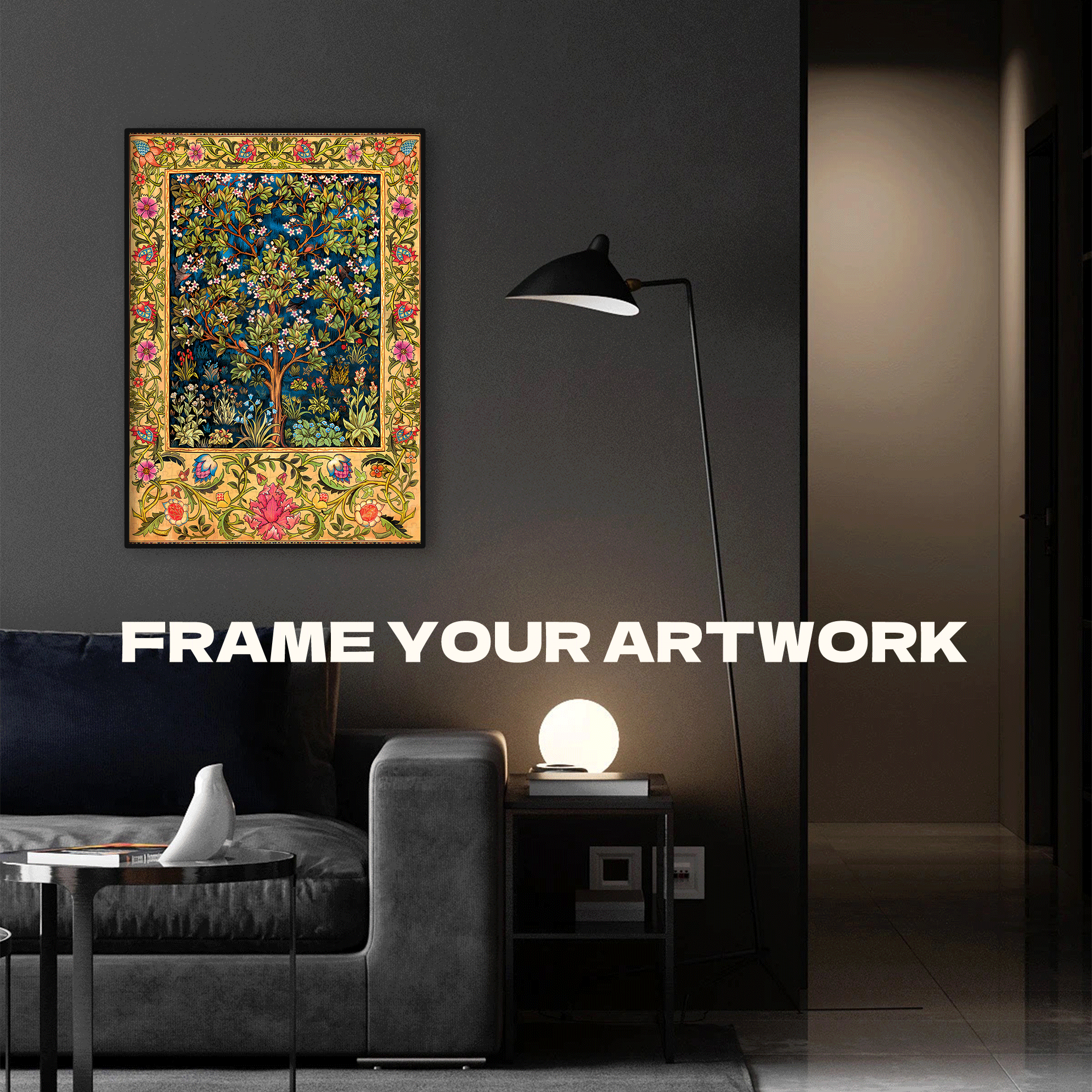 Tree of Life Tapestry 500pcs/1000pcs Jigsaw Puzzle, Scratch-Resistant, Interactive Family Game & Brain-Boosting DIY Decor, Perfect for Halloween, Christmas & New Year Gifts, Family Puzzle Game
