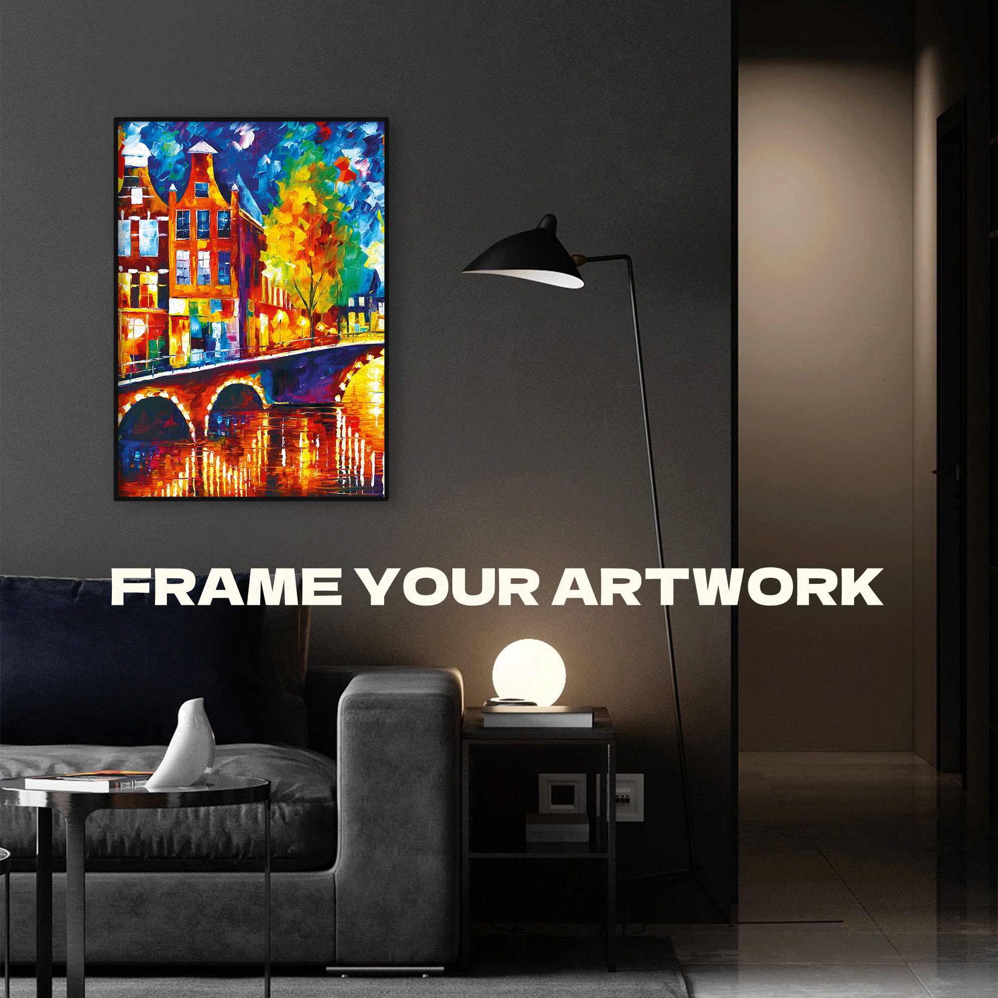 Amsterdam 500pcs/1000pcs Jigsaw Puzzle, Scratch-Resistant, Interactive Family Game & Brain-Boosting DIY Decor, Perfect for Halloween, Christmas & New Year Gifts, Family Puzzle Game