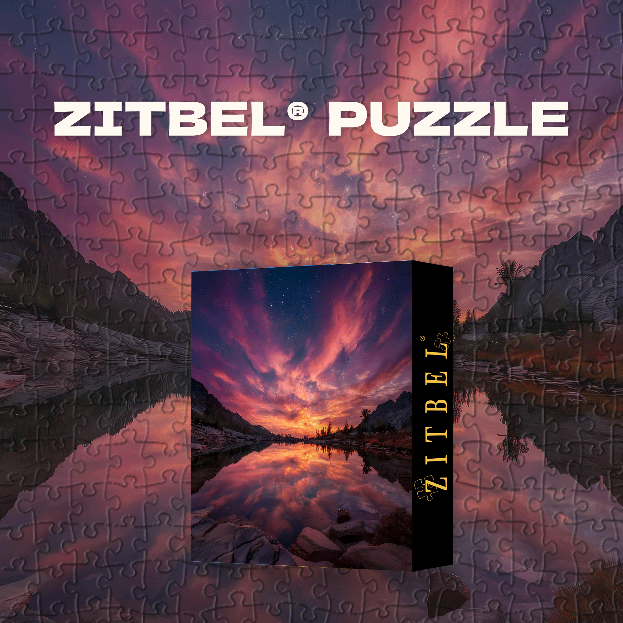 Beautiful Sunset 500pcs/1000pcs Jigsaw Puzzle, Scratch-Resistant, Interactive Family Game & Brain-Boosting DIY Decor, Perfect for Halloween, Christmas & New Year Gifts, Family Puzzle Game