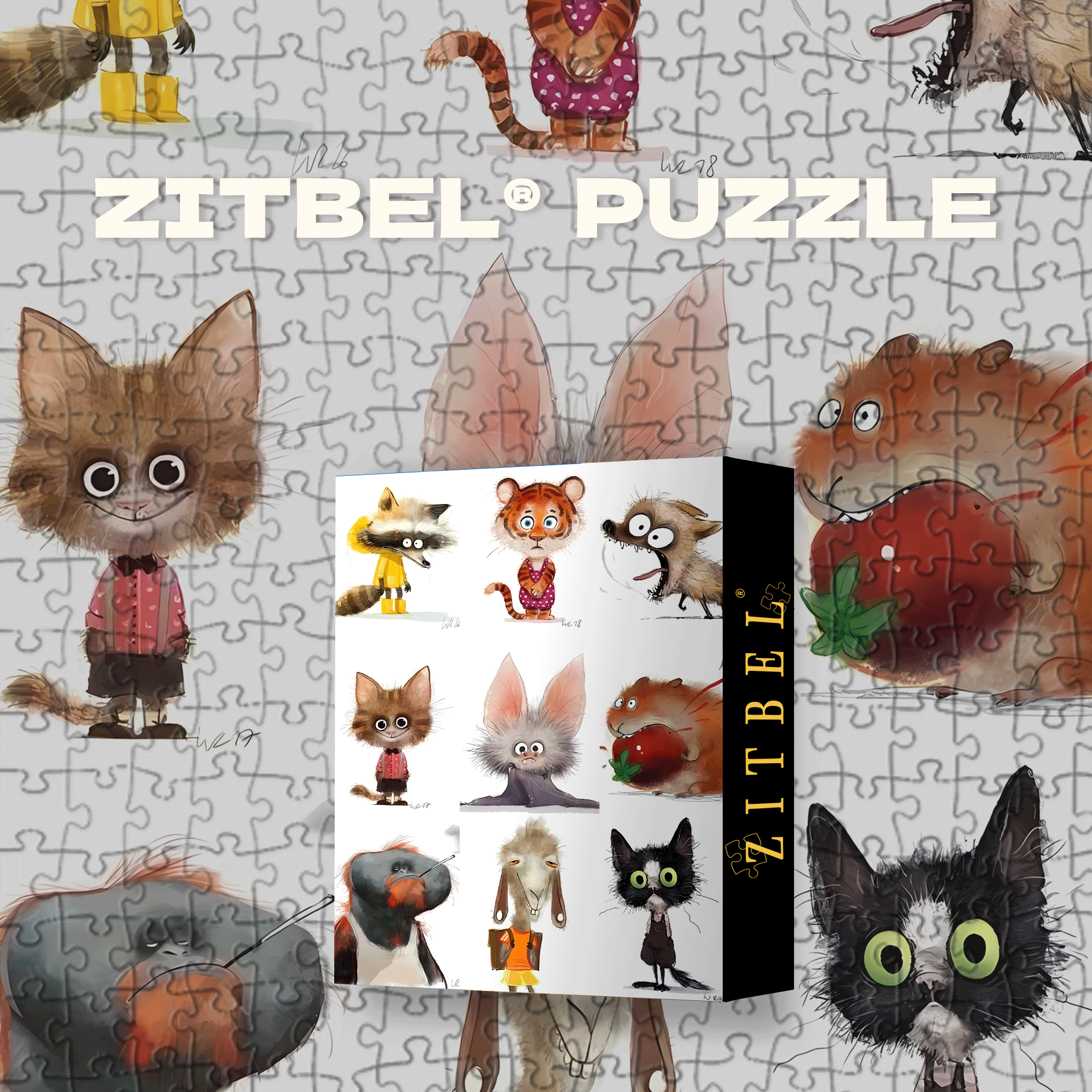 Individualism 500pcs/1000pcs Jigsaw Puzzle, Scratch-Resistant, Interactive Family Game & Brain-Boosting DIY Decor, Perfect for Halloween, Christmas & New Year Gifts, Family Puzzle Game