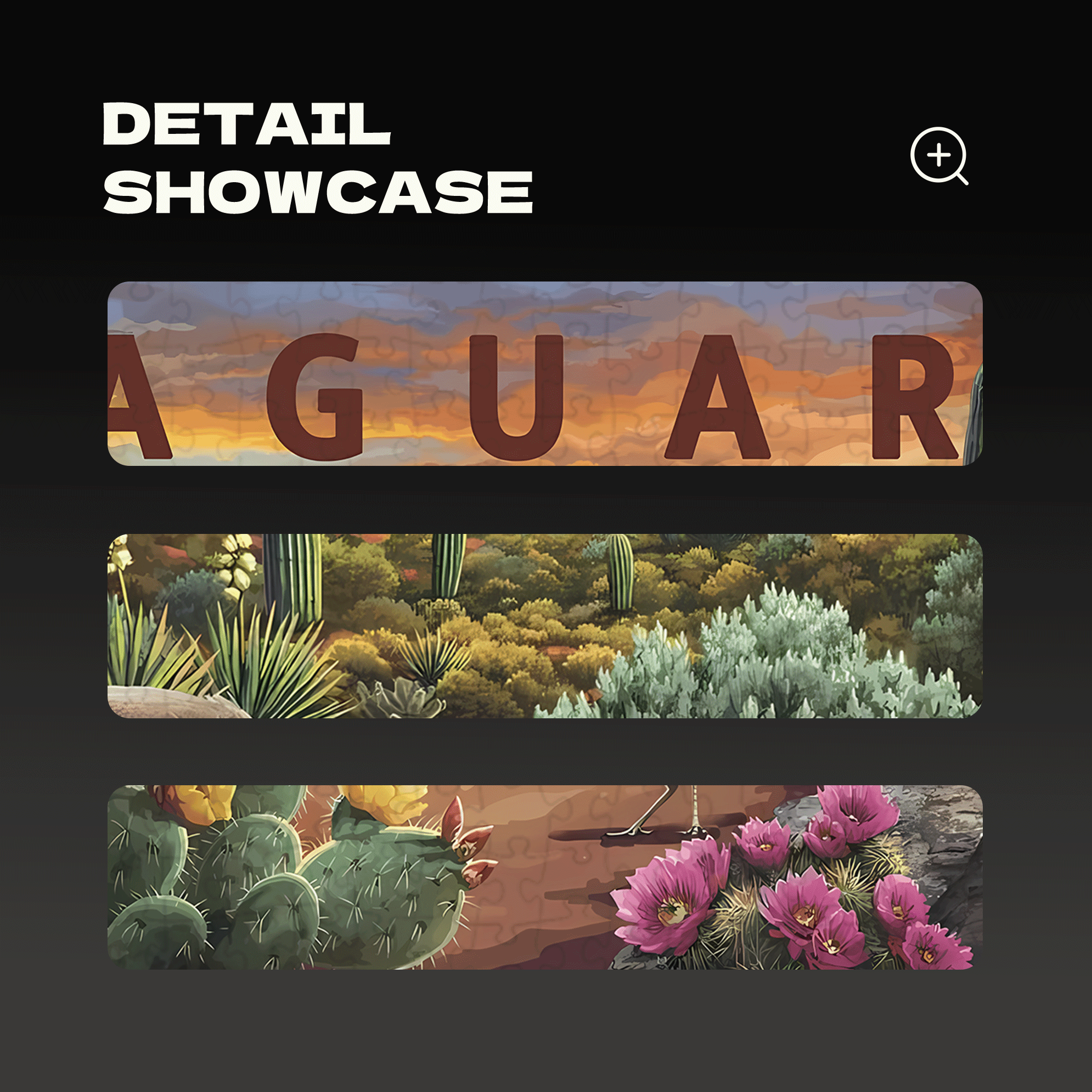 Saguaro National Park 500pcs/1000pcs Jigsaw Puzzle, Scratch-Resistant, Interactive Family Game & Brain-Boosting DIY Decor, Perfect for Halloween, Christmas & New Year Gifts, Family Puzzle Game