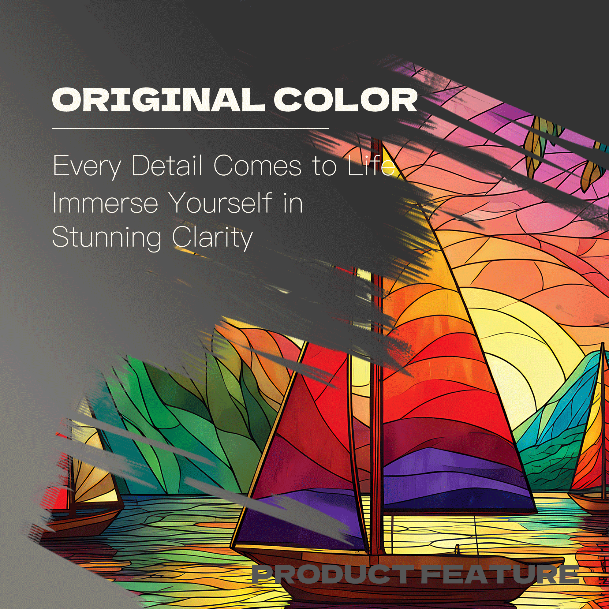 Tropical Sailing 500pcs/1000pcs Jigsaw Puzzle, Scratch-Resistant, Interactive Family Game & Brain-Boosting DIY Decor, Perfect for Halloween, Christmas & New Year Gifts, Family Puzzle Game