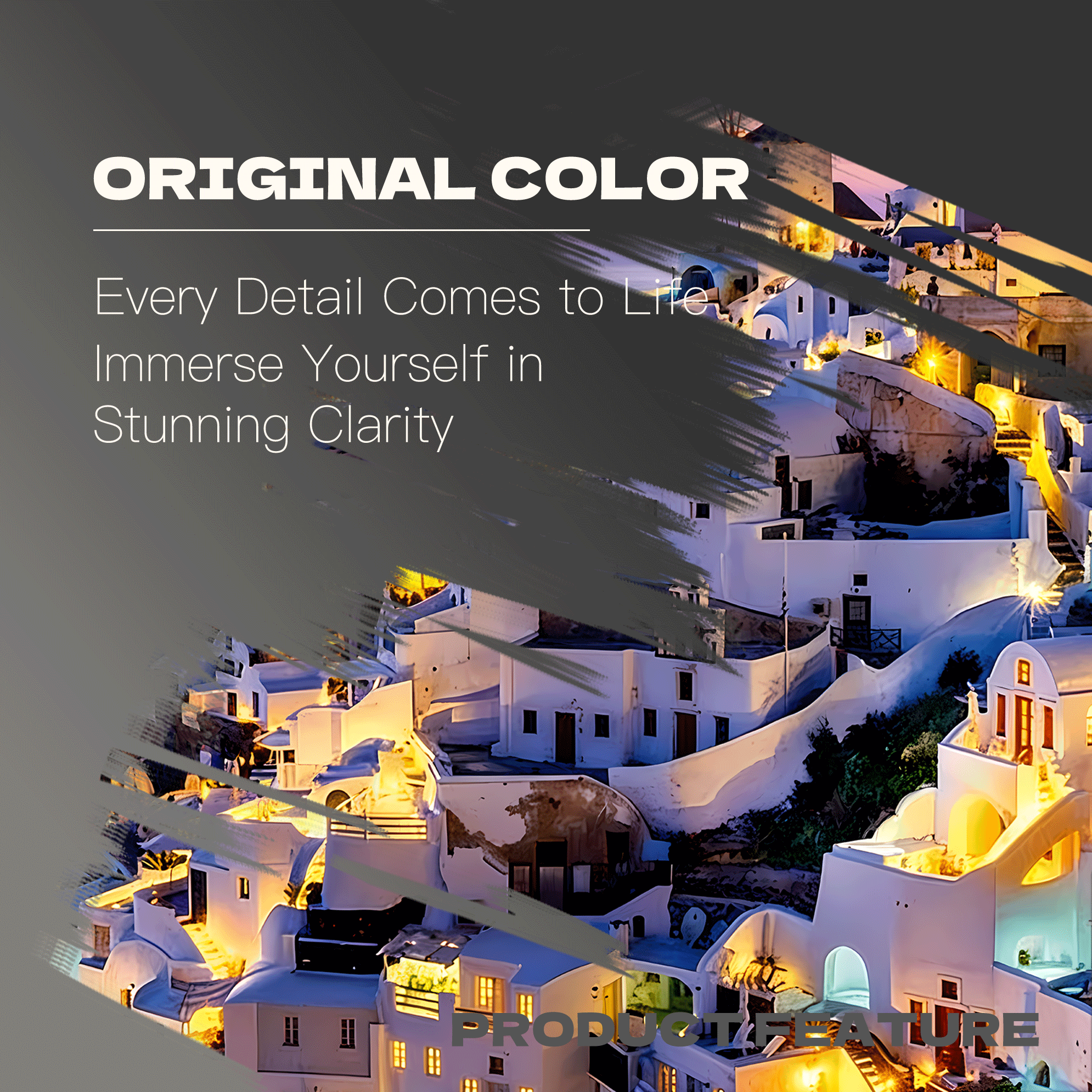 Coucher de soleil sur Santorin 500pcs/1000pcs Jigsaw Puzzle, Scratch-Resistant, Interactive Family Game & Brain-Boosting DIY Decor, Perfect for Halloween, Christmas & New Year Gifts, Family Puzzle Game