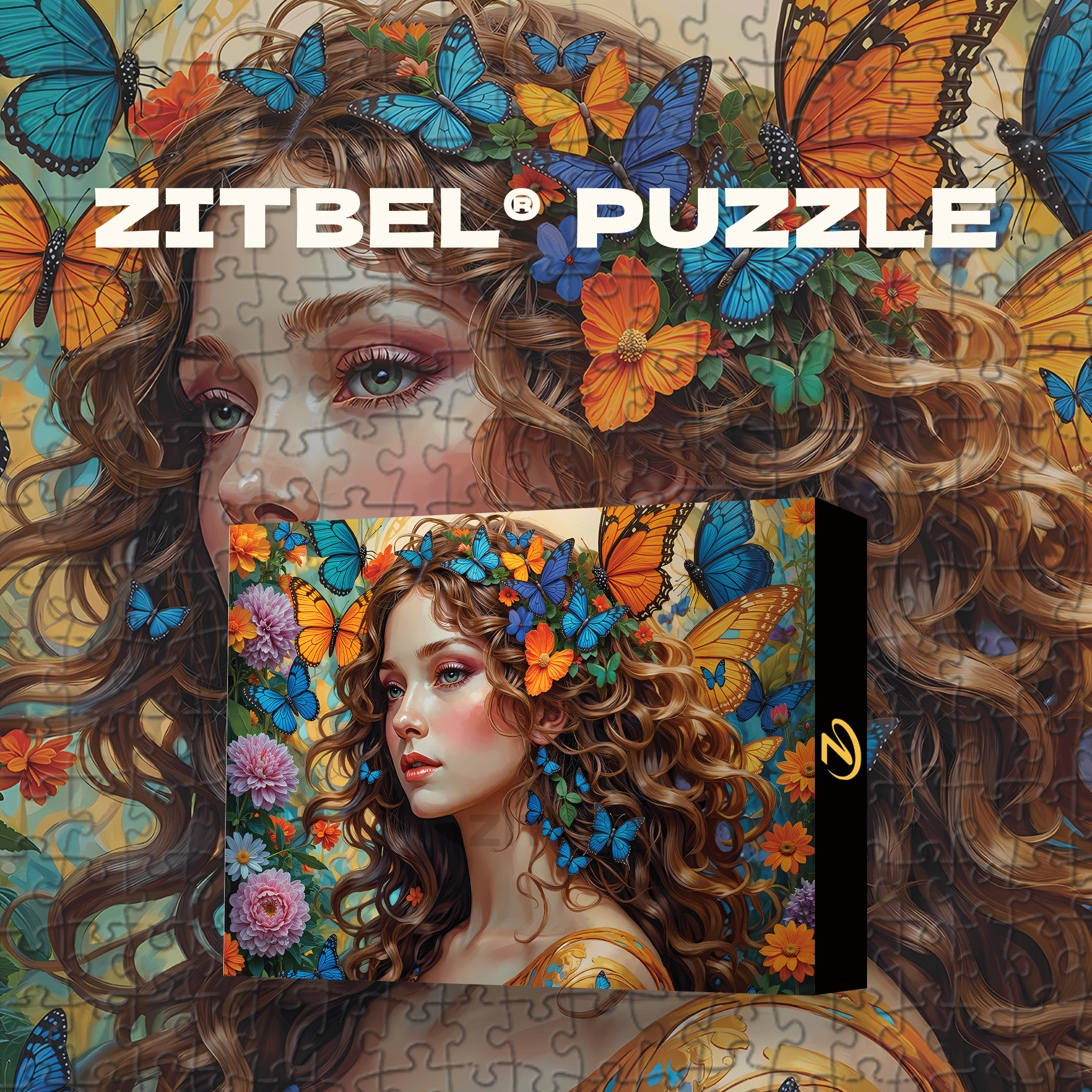 The Enchanted Garden Muse 500pcs/1000pcs Jigsaw Puzzle, Scratch-Resistant, Interactive Family Game & Brain-Boosting DIY Decor, Perfect for Halloween, Christmas & New Year Gifts, Family Puzzle Game