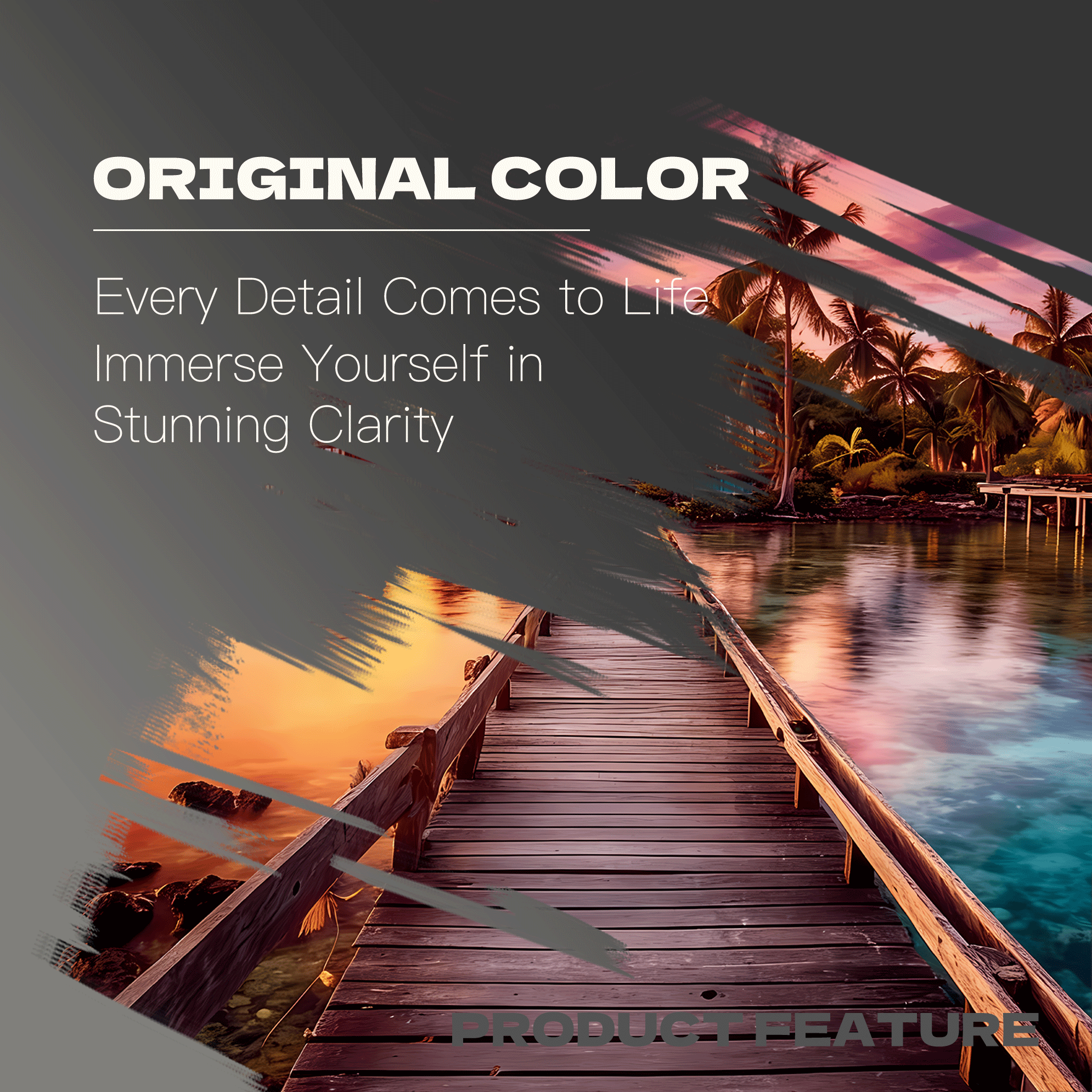 Trefl Red Sunset In The Maldives 500pcs/1000pcs Jigsaw Puzzle, Scratch-Resistant, Interactive Family Game & Brain-Boosting DIY Decor, Perfect for Halloween, Christmas & New Year Gifts, Family Puzzle Game