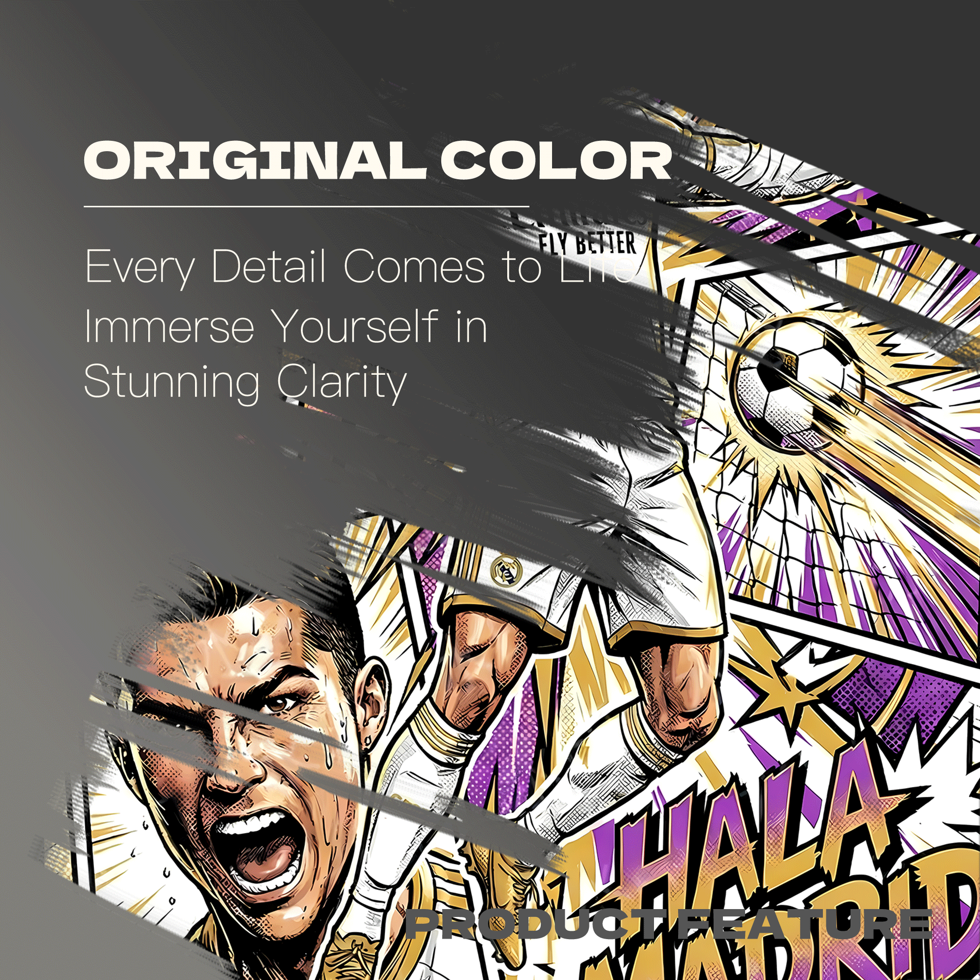Hala Madrid 500pcs/1000pcs Jigsaw Puzzle, Scratch-Resistant, Interactive Family Game & Brain-Boosting DIY Decor, Perfect for Halloween, Christmas & New Year Gifts, Family Puzzle Game