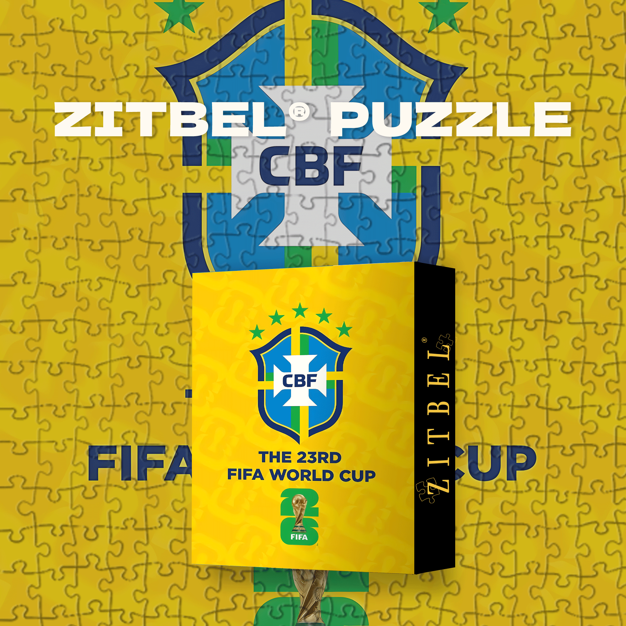 The 23RD FIFA WORLD CUP 500pcs/1000pcs Jigsaw Puzzle, Scratch-Resistant, Interactive Family Game & Brain-Boosting DIY Decor, Perfect for Halloween, Christmas & New Year Gifts, Family Puzzle Game