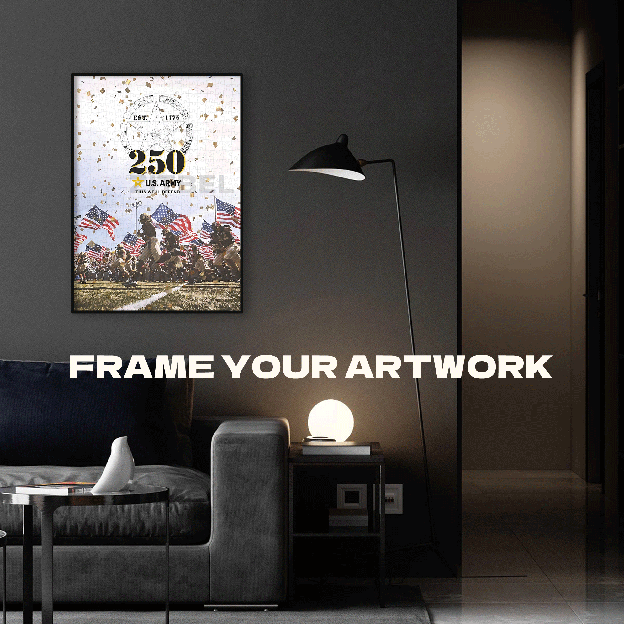 The 250th Anniversary of The US Military 500pcs/1000pcs Jigsaw Puzzle, Scratch-Resistant, Interactive Family Game & Brain-Boosting DIY Decor, Perfect for Halloween, Christmas & New Year Gifts, Family Puzzle Game