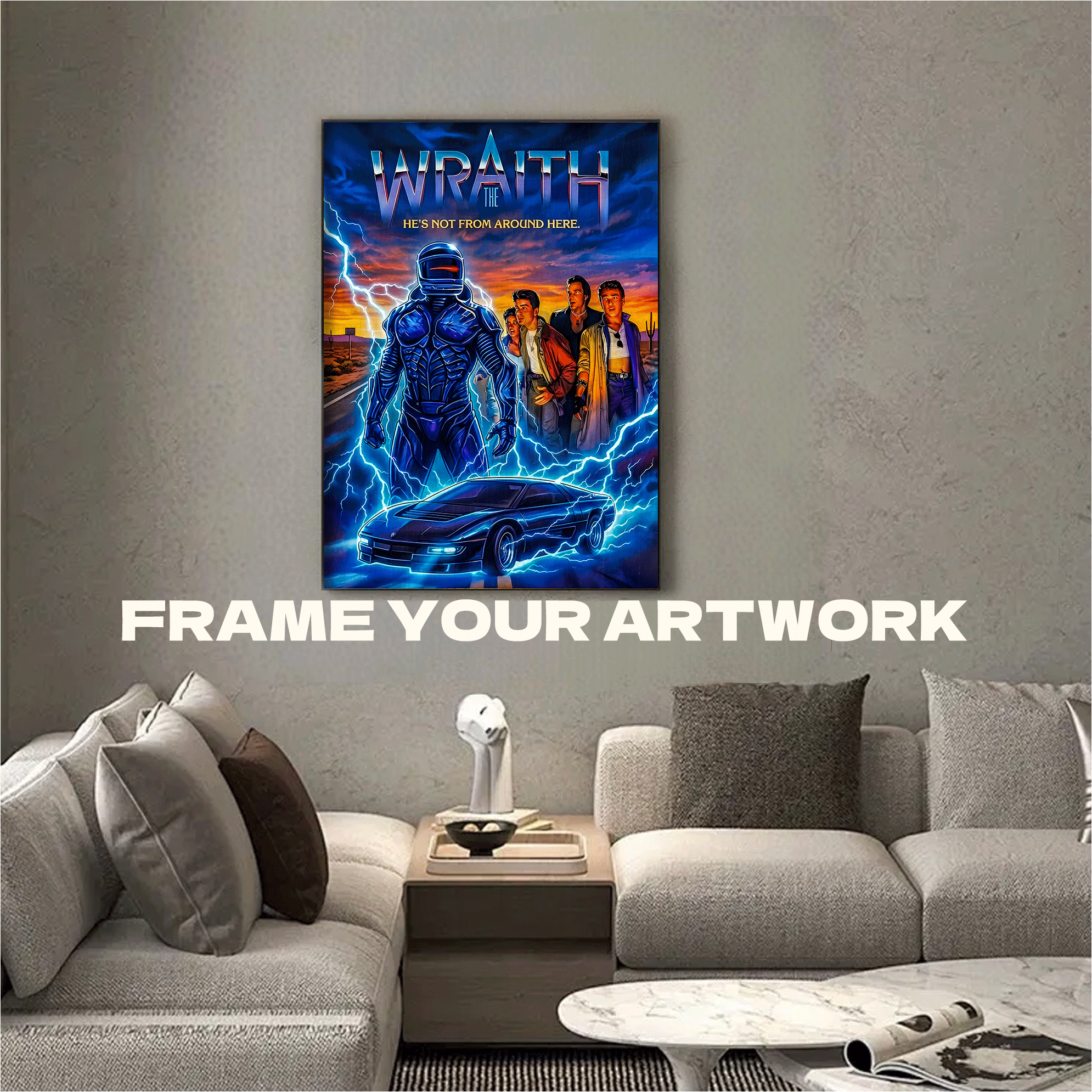 The Wraith 500pcs/1000pcs Jigsaw Puzzle, Scratch-Resistant, Interactive Family Game & Brain-Boosting DIY Decor, Perfect for Halloween, Christmas & New Year Gifts, Family Puzzle Game