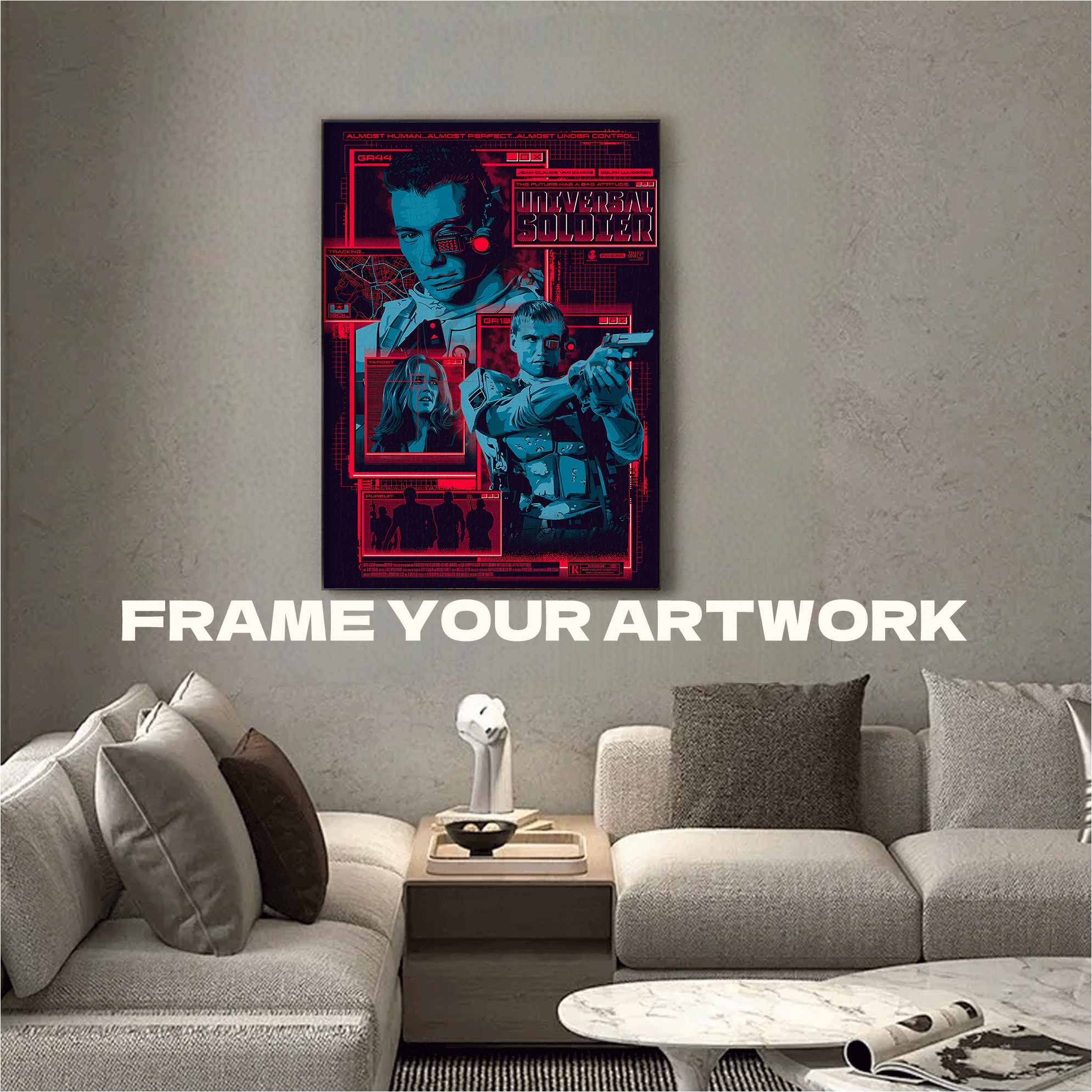 Universal Soldier 500pcs/1000pcs Jigsaw Puzzle, Scratch-Resistant, Interactive Family Game & Brain-Boosting DIY Decor, Perfect for Halloween, Christmas & New Year Gifts, Family Puzzle Game