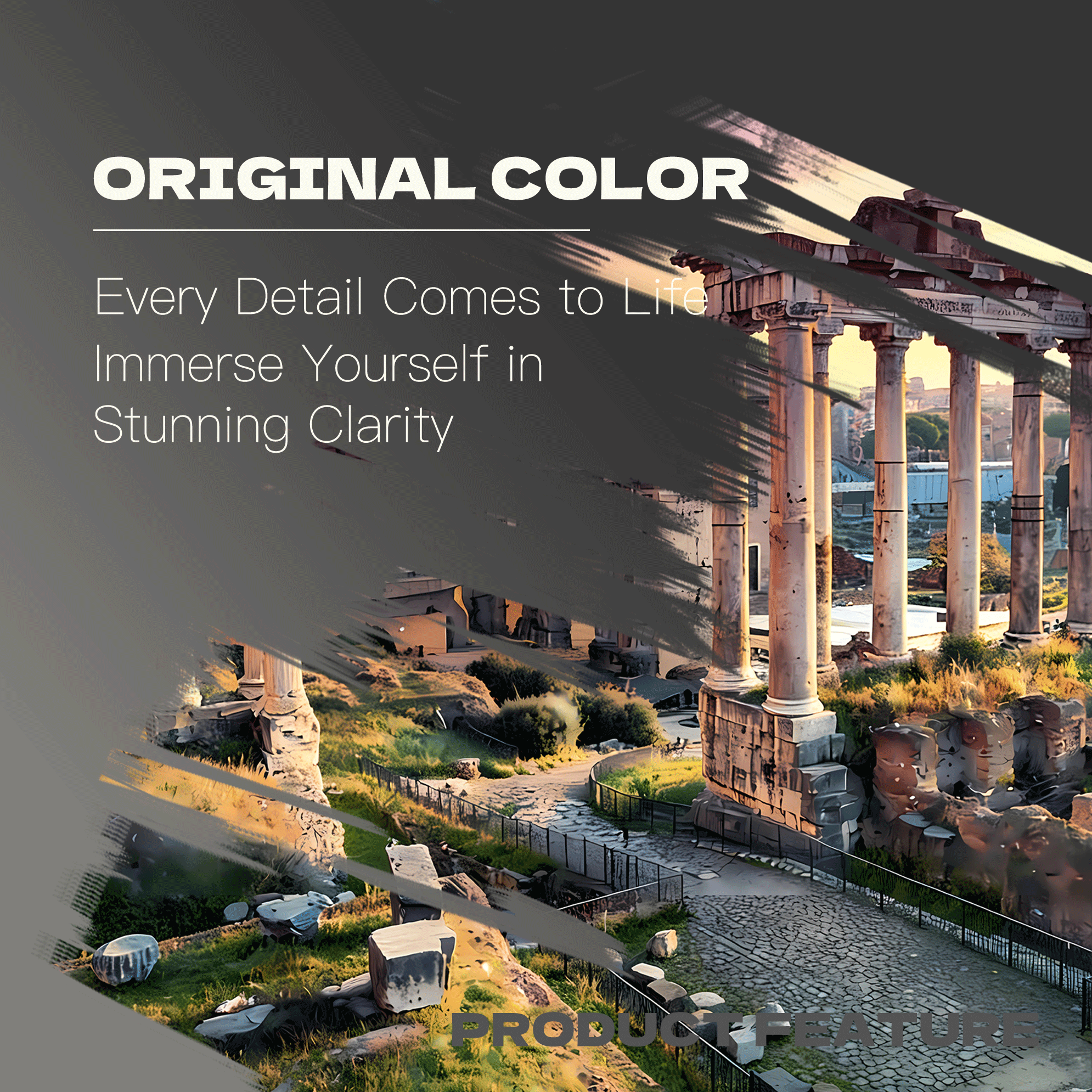 Roman Forum 500pcs/1000pcs Jigsaw Puzzle, Scratch-Resistant, Interactive Family Game & Brain-Boosting DIY Decor, Perfect for Halloween, Christmas & New Year Gifts, Family Puzzle Game