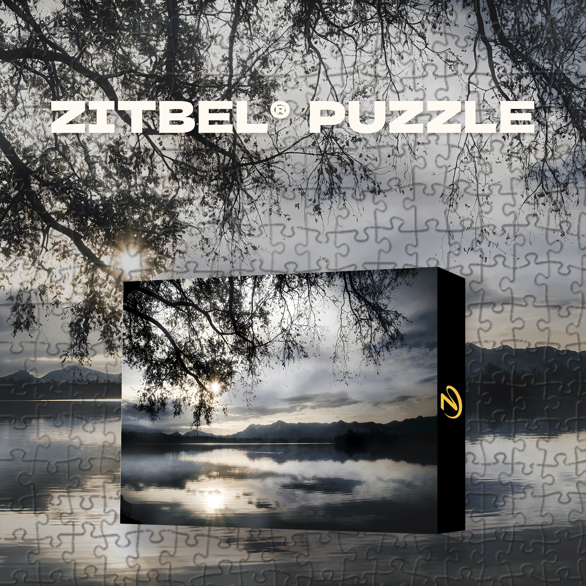 Staffelsee Lake 500pcs/1000pcs Jigsaw Puzzle, Scratch-Resistant, Interactive Family Game & Brain-Boosting DIY Decor, Perfect for Halloween, Christmas & New Year Gifts, Family Puzzle Game