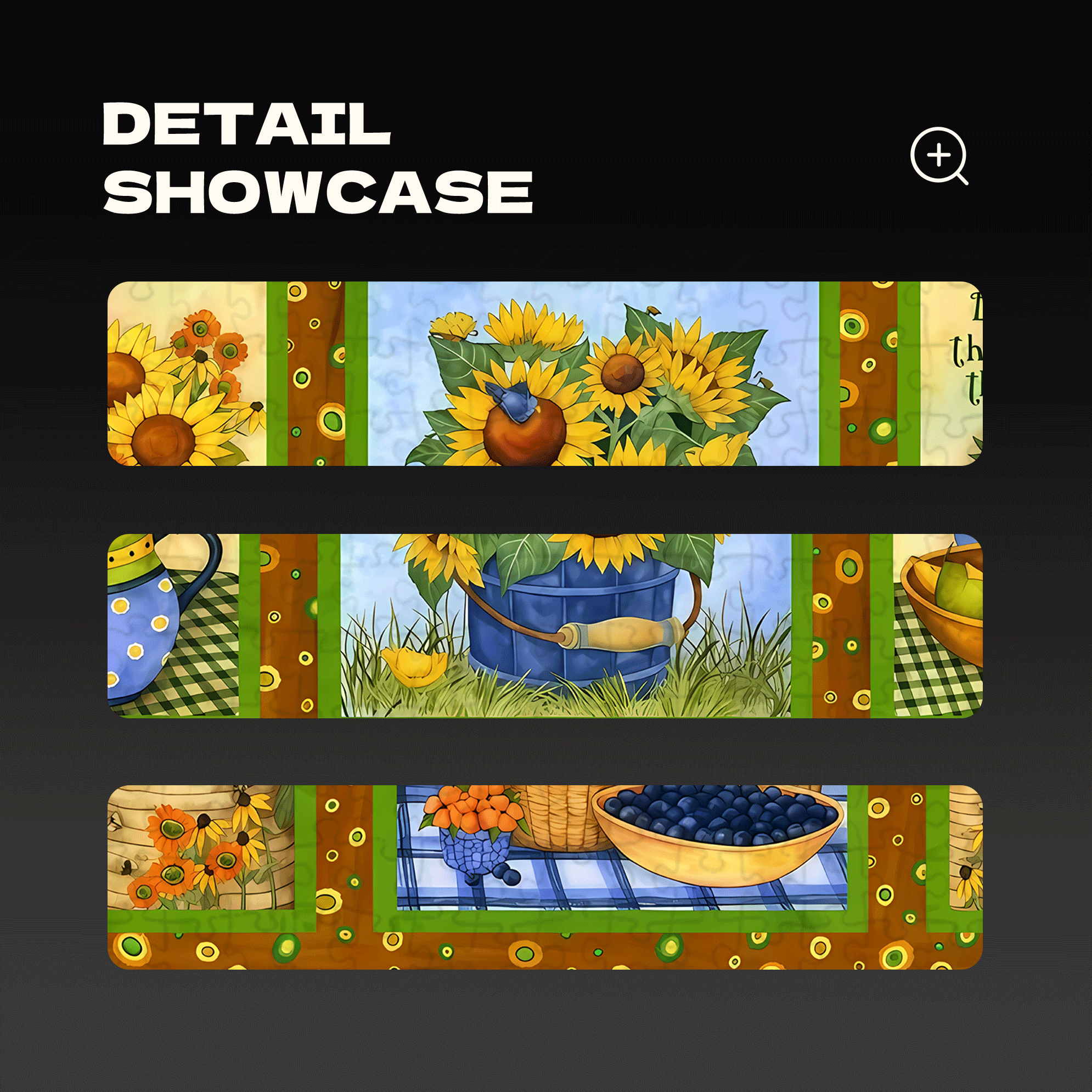 Sunflower Life 500pcs/1000pcs Jigsaw Puzzle, Scratch-Resistant, Interactive Family Game & Brain-Boosting DIY Decor, Perfect for Halloween, Christmas & New Year Gifts, Family Puzzle Game