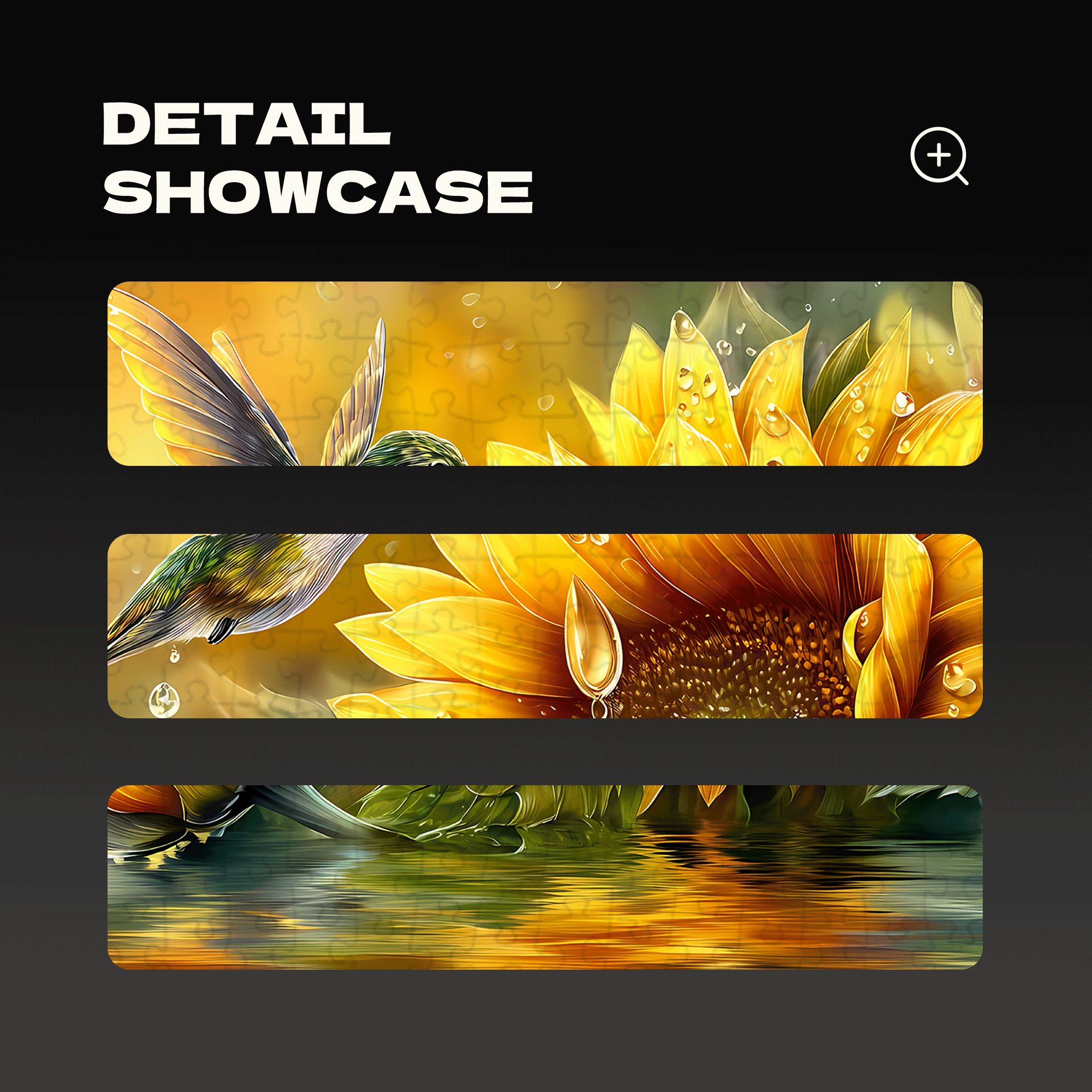 Sunflower Visitor 500pcs/1000pcs Jigsaw Puzzle, Scratch-Resistant, Interactive Family Game & Brain-Boosting DIY Decor, Perfect for Halloween, Christmas & New Year Gifts, Family Puzzle Game