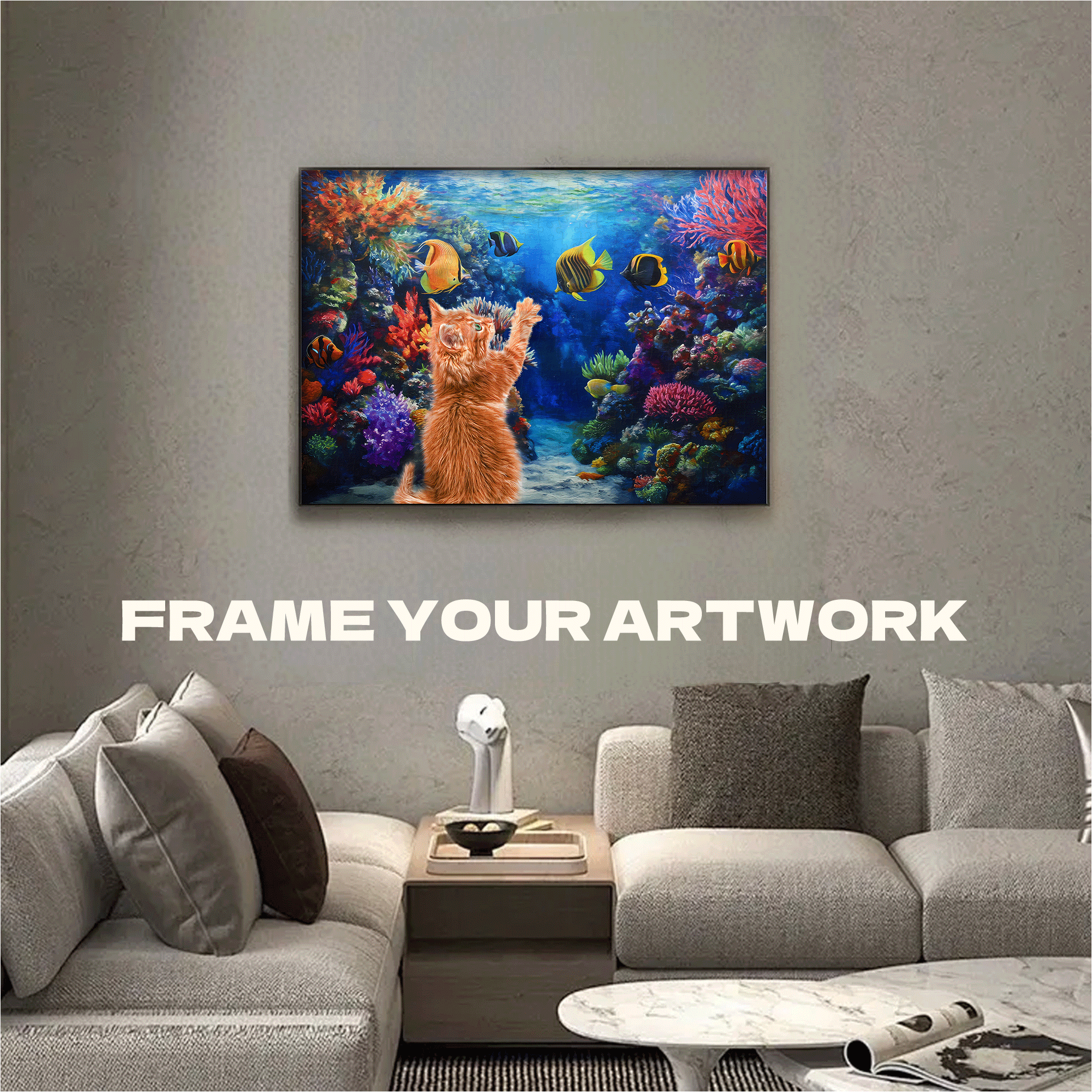 Deep Sea Dreamer 500pcs/1000pcs Jigsaw Puzzle, Scratch-Resistant, Interactive Family Game & Brain-Boosting DIY Decor, Perfect for Halloween, Christmas & New Year Gifts, Family Puzzle Game