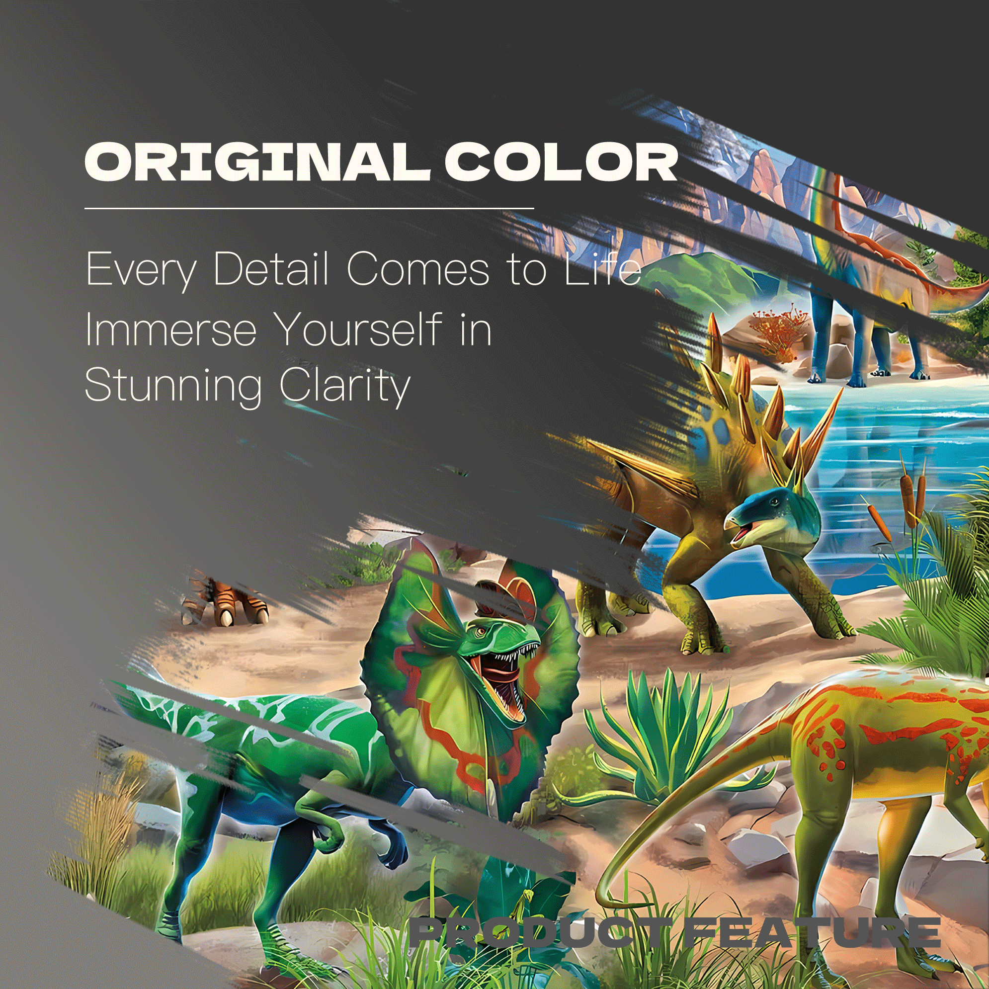 Dinoland Glow 500pcs/1000pcs Jigsaw Puzzle, Scratch-Resistant, Interactive Family Game & Brain-Boosting DIY Decor, Perfect for Halloween, Christmas & New Year Gifts, Family Puzzle Game