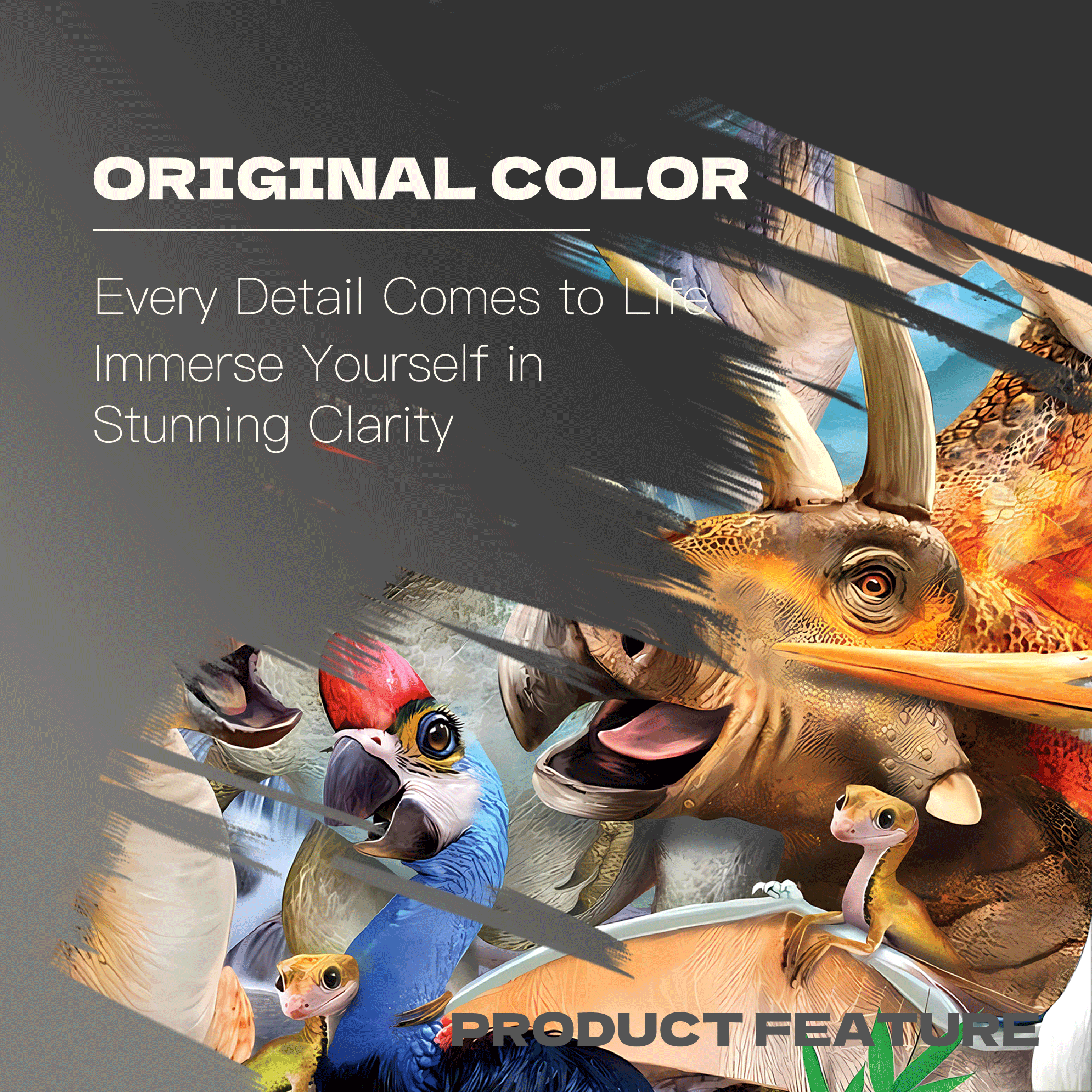 Dinosaurs Selfie 500pcs/1000pcs Jigsaw Puzzle, Scratch-Resistant, Interactive Family Game & Brain-Boosting DIY Decor, Perfect for Halloween, Christmas & New Year Gifts, Family Puzzle Game