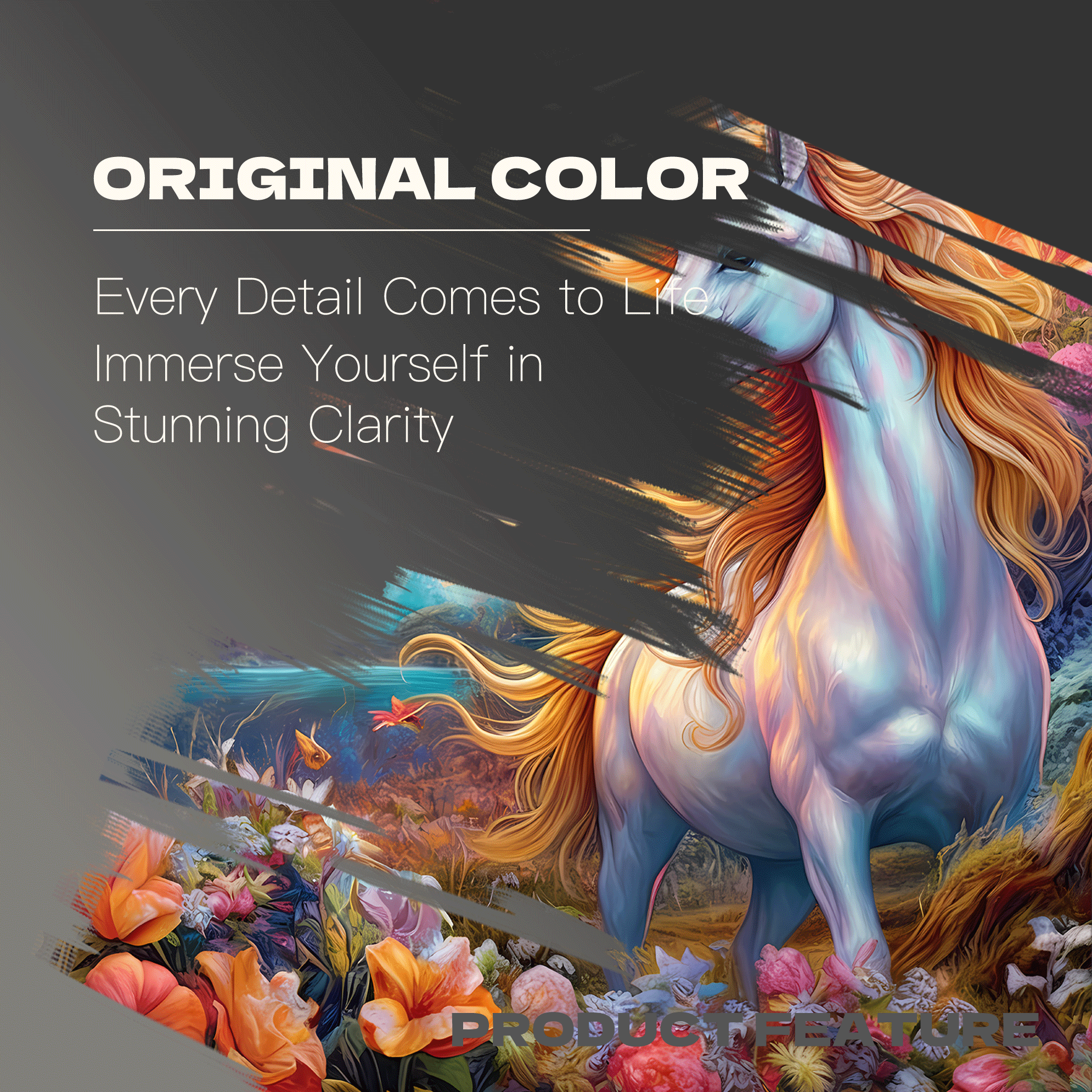 Enchanted Harmony Unicorn 500pcs/1000pcs Jigsaw Puzzle, Scratch-Resistant, Interactive Family Game & Brain-Boosting DIY Decor, Perfect for Halloween, Christmas & New Year Gifts, Family Puzzle Game