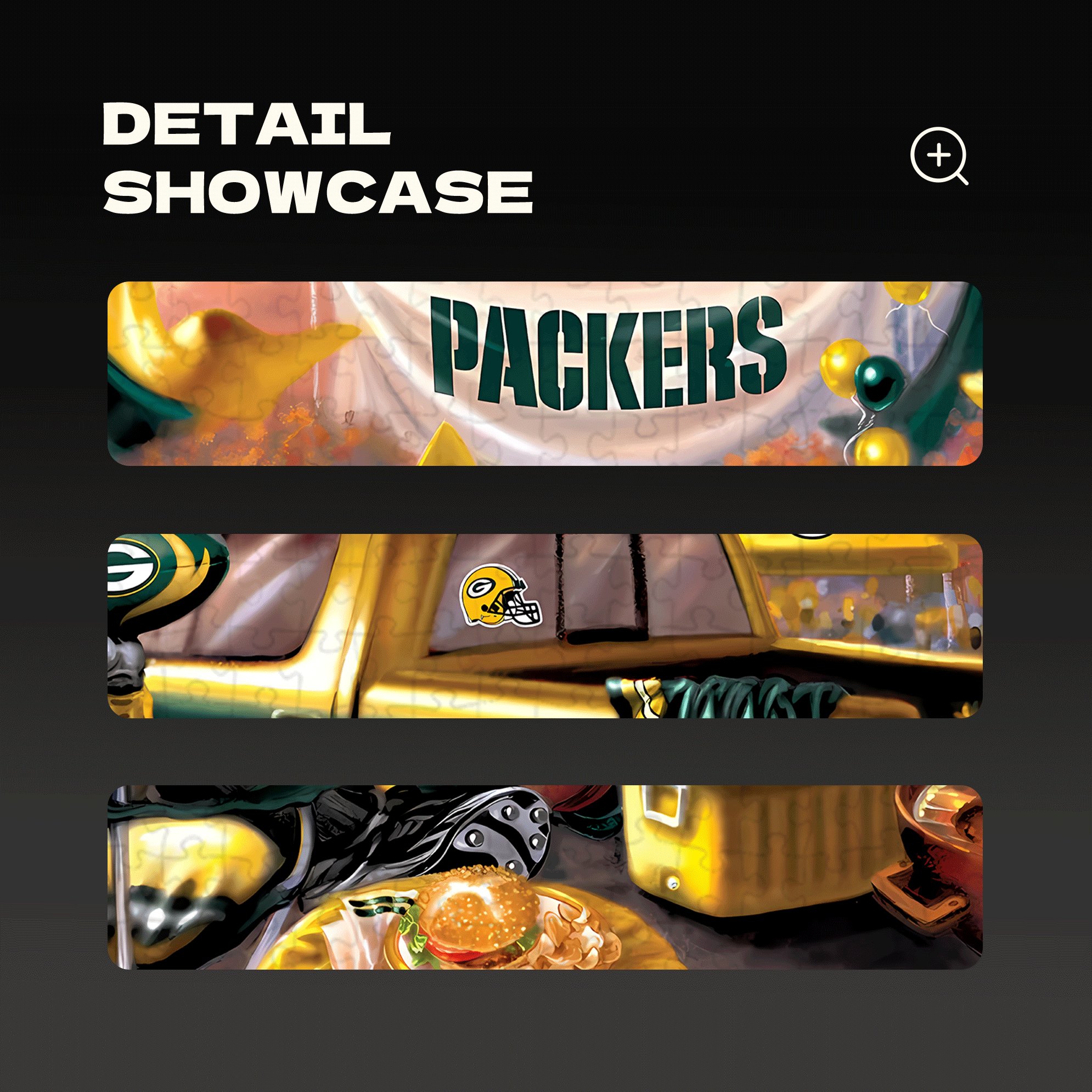 Green Bay Packers Gameday 500pcs/1000pcs Jigsaw Puzzle, Scratch-Resistant, Interactive Family Game & Brain-Boosting DIY Decor, Perfect for Halloween, Christmas & New Year Gifts, Family Puzzle Game