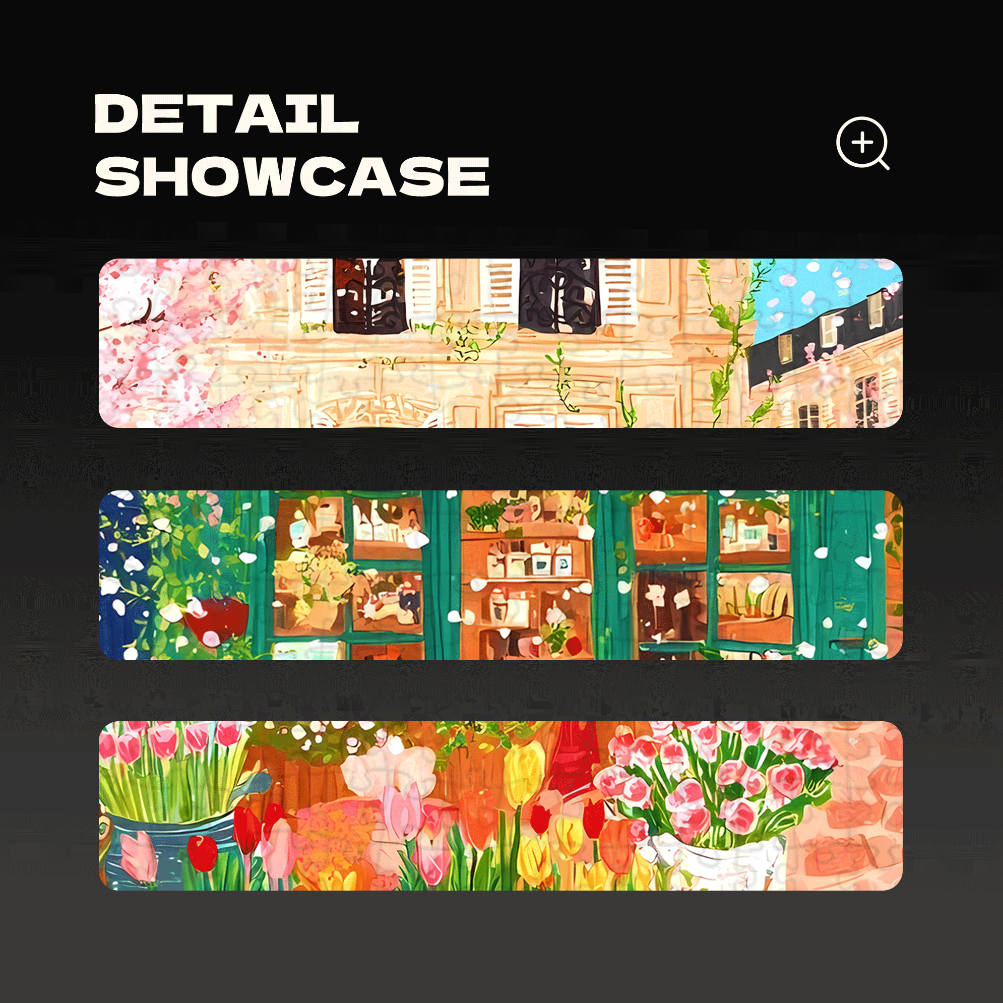 Parisian Flower Shop in Spring 500pcs/1000pcs Jigsaw Puzzle, Scratch-Resistant, Interactive Family Game & Brain-Boosting DIY Decor, Perfect for Halloween, Christmas & New Year Gifts, Family Puzzle Game