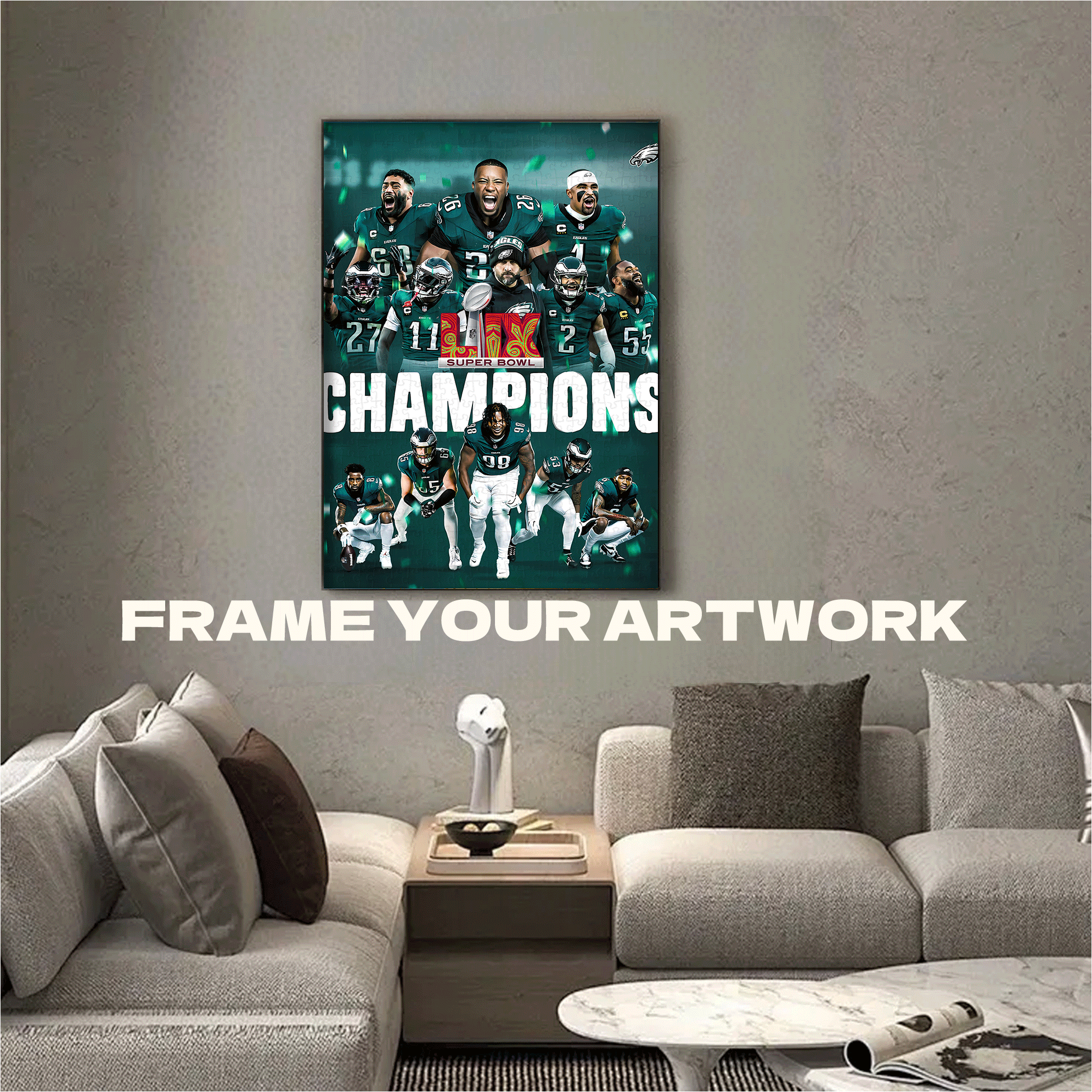 SPORTS PHOTOS USA 500pcs/1000pcs Jigsaw Puzzle, Scratch-Resistant, Interactive Family Game & Brain-Boosting DIY Decor, Perfect for Halloween, Christmas & New Year Gifts, Family Puzzle Game