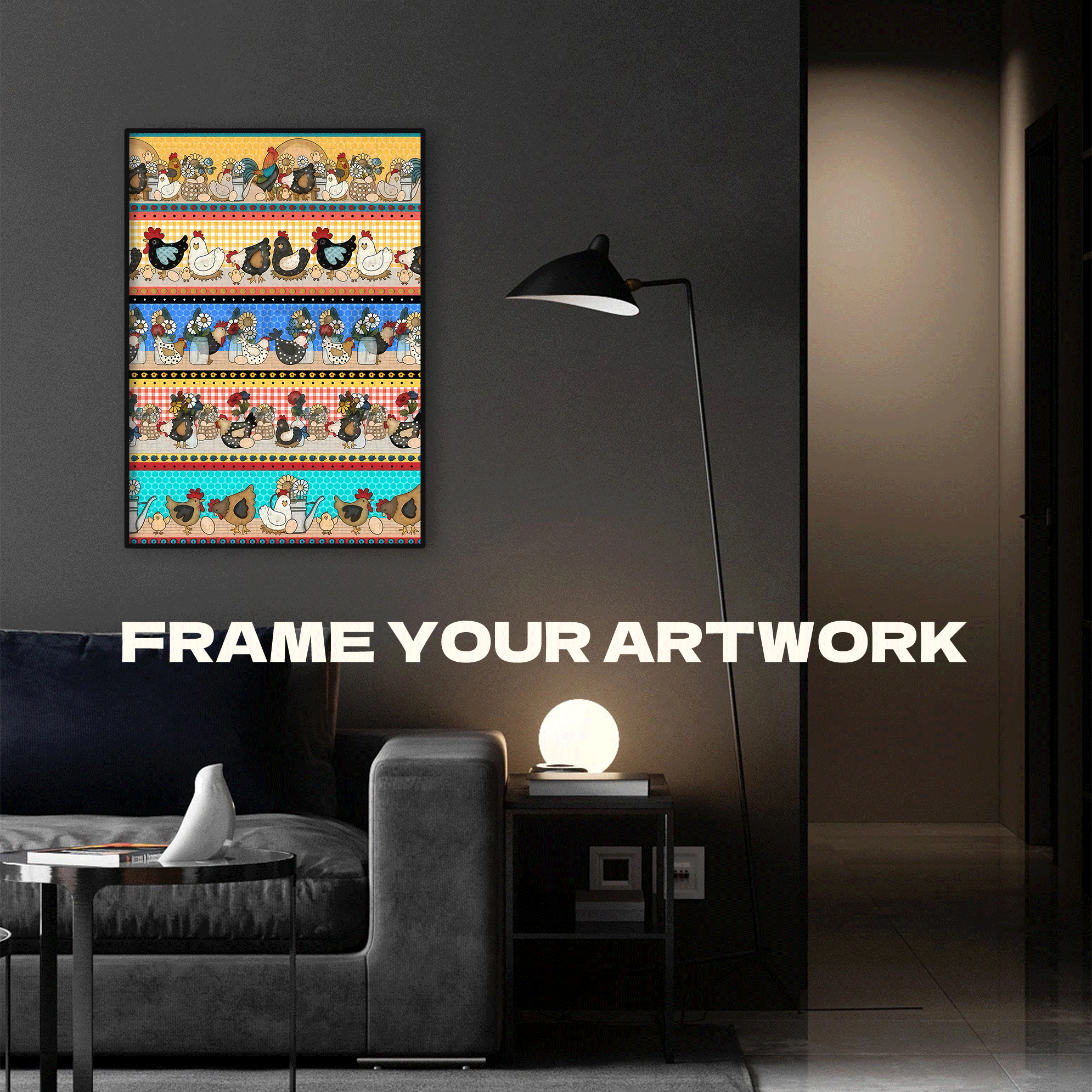 The Home Of A Chicken 500pcs/1000pcs Jigsaw Puzzle, Scratch-Resistant, Interactive Family Game & Brain-Boosting DIY Decor, Perfect for Halloween, Christmas & New Year Gifts, Family Puzzle Game