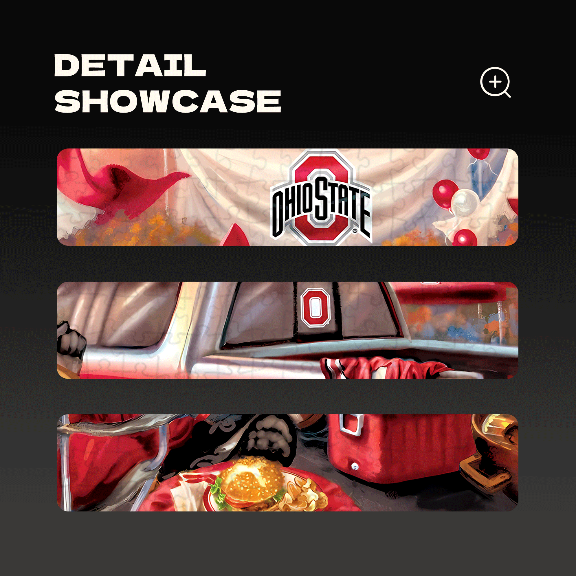 Ohio State Gameday 500pcs/1000pcs Jigsaw Puzzle, Scratch-Resistant, Interactive Family Game & Brain-Boosting DIY Decor, Perfect for Halloween, Christmas & New Year Gifts, Family Puzzle Game