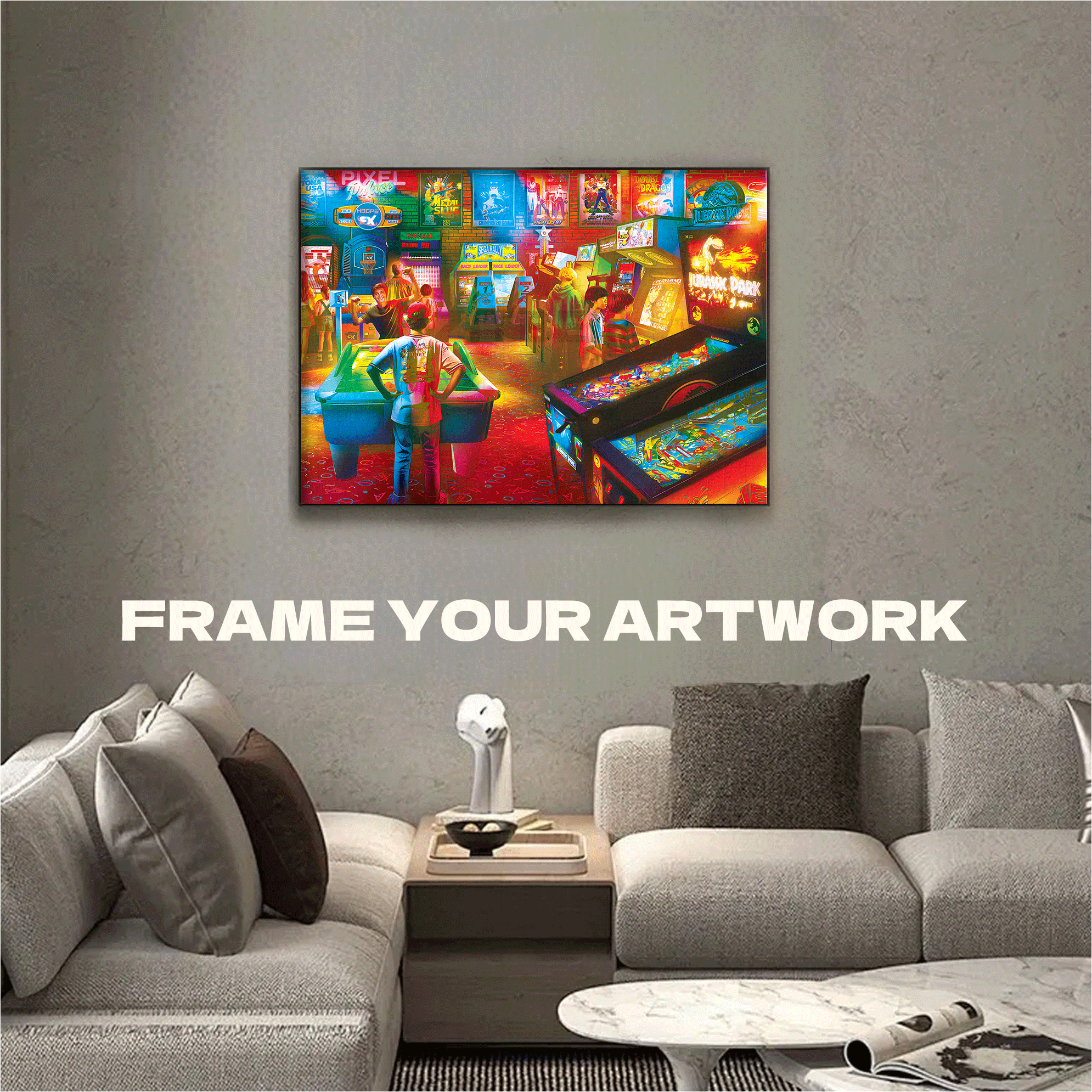 Pop Culture 2 500pcs/1000pcs Jigsaw Puzzle, Scratch-Resistant, Interactive Family Game & Brain-Boosting DIY Decor, Perfect for Halloween, Christmas & New Year Gifts, Family Puzzle Game