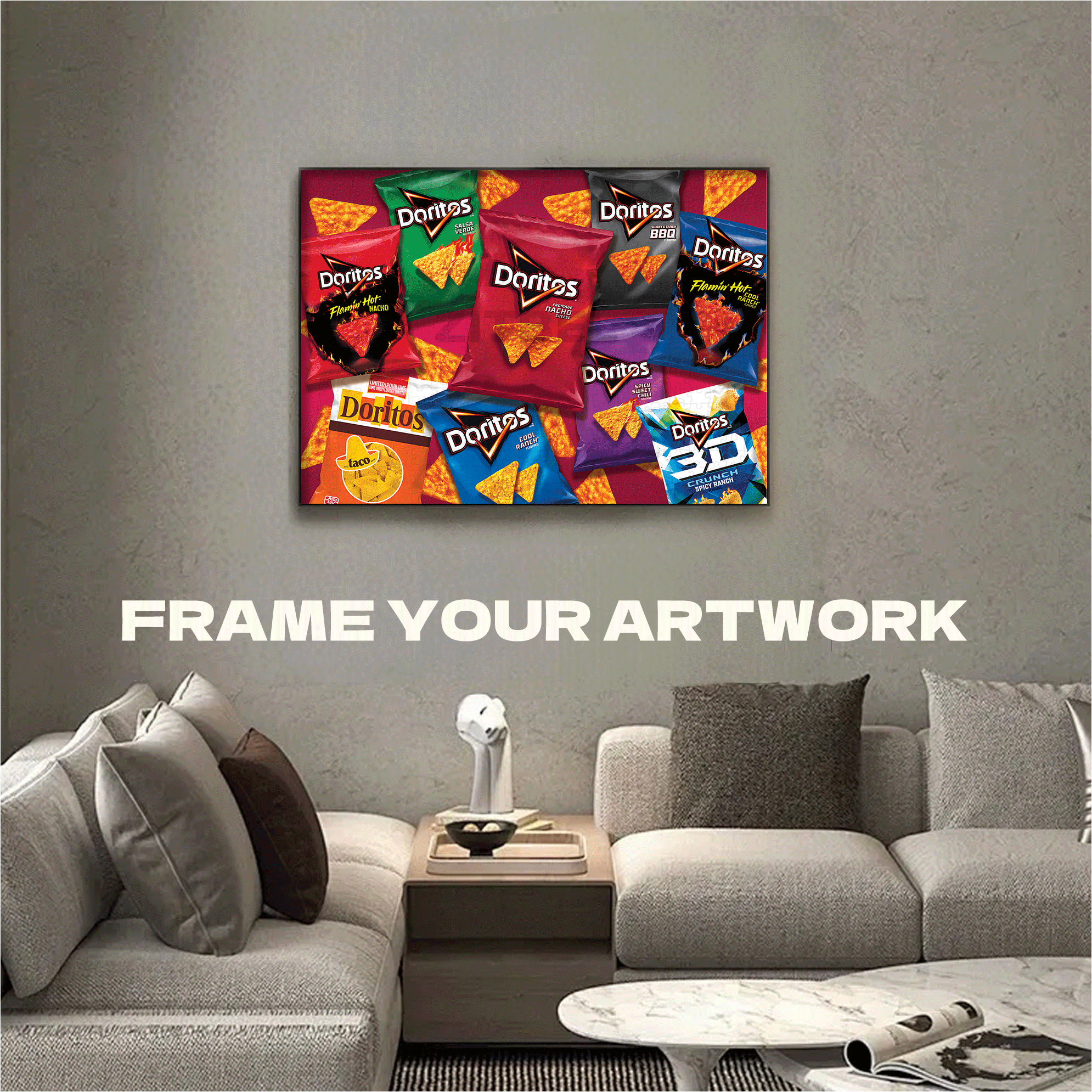 Snack Assortment 500pcs/1000pcs Jigsaw Puzzle, Scratch-Resistant, Interactive Family Game & Brain-Boosting DIY Decor, Perfect for Halloween, Christmas & New Year Gifts, Family Puzzle Game