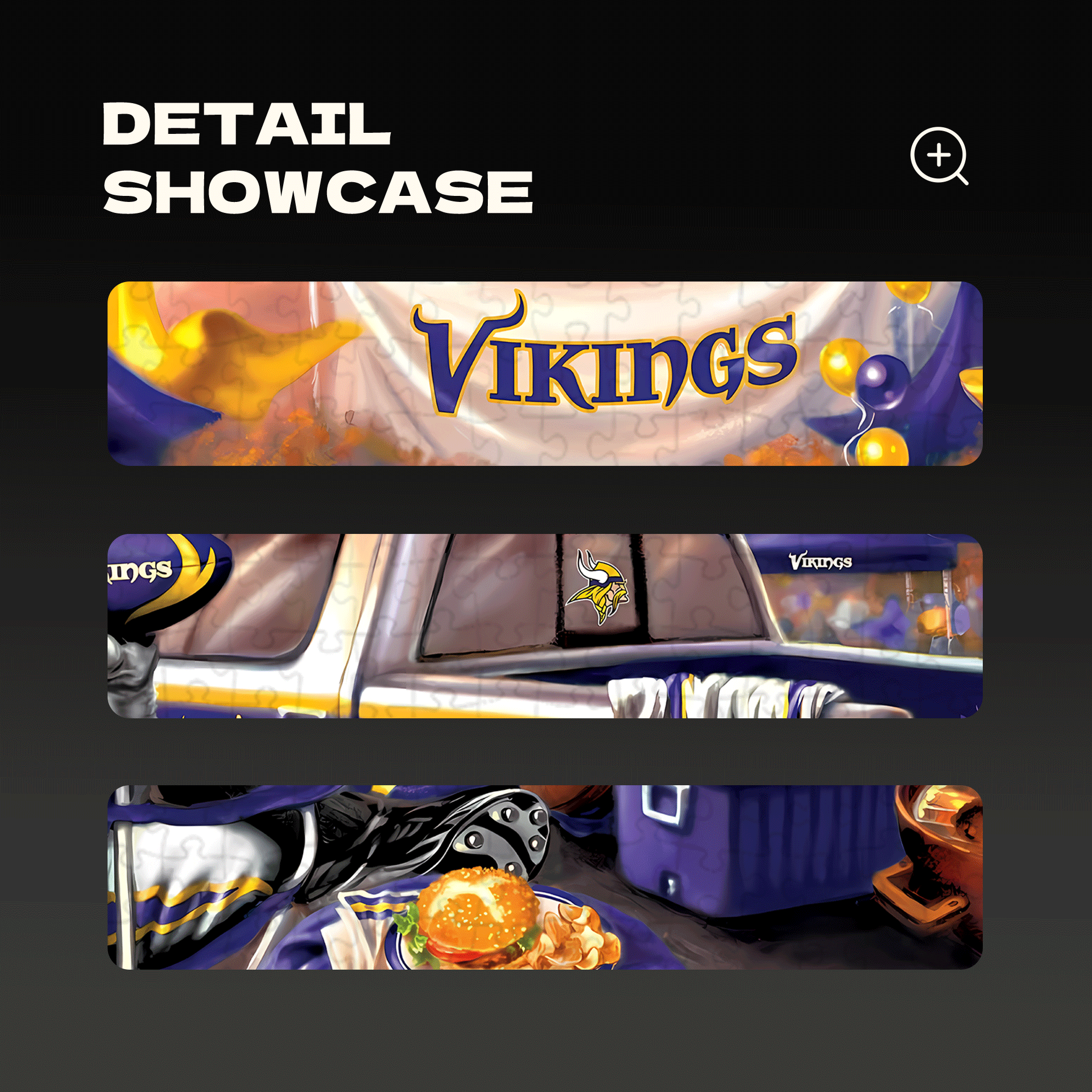 Minnesota Vikings Gameday 500pcs/1000pcs Jigsaw Puzzle, Scratch-Resistant, Interactive Family Game & Brain-Boosting DIY Decor, Perfect for Halloween, Christmas & New Year Gifts, Family Puzzle Game