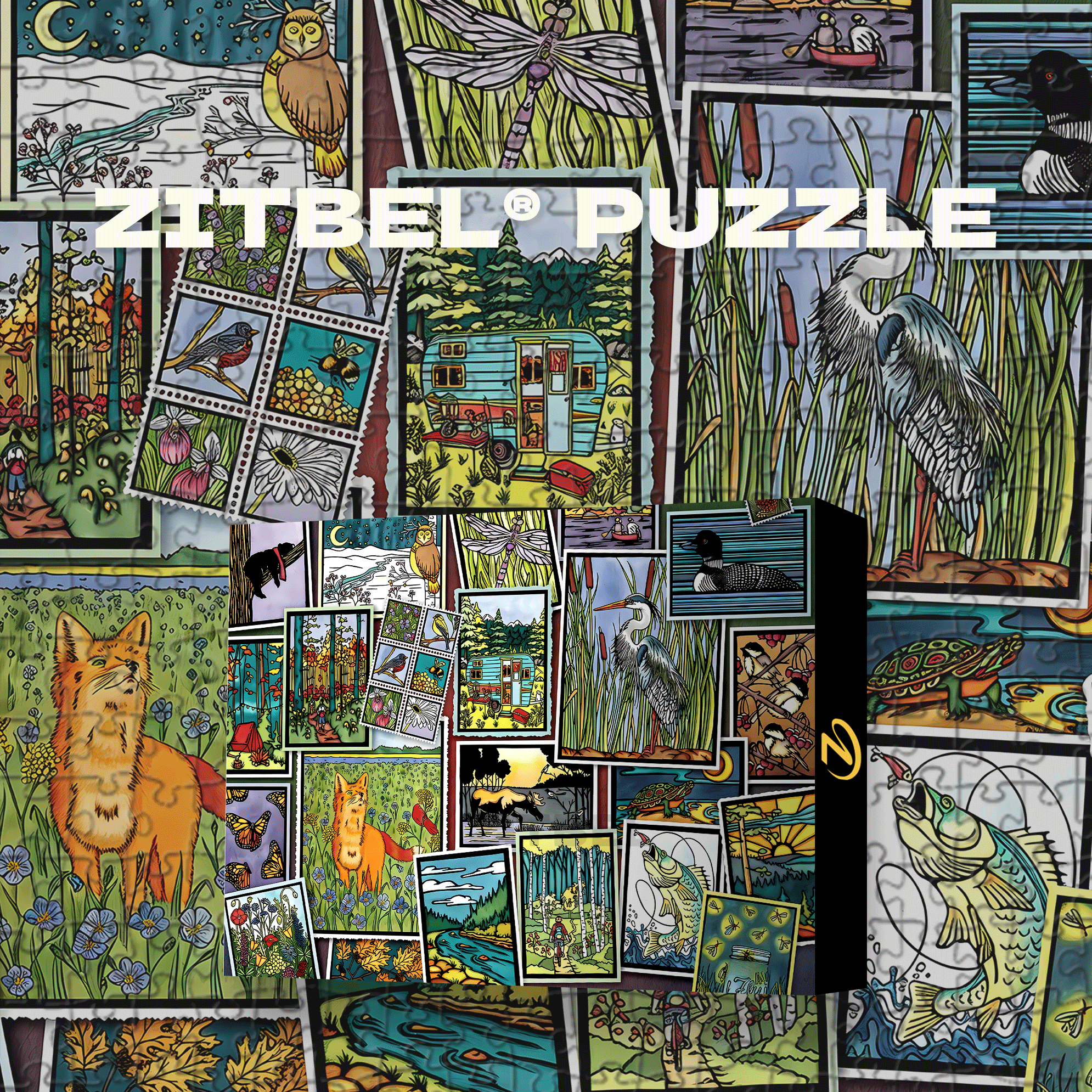 Nature's Notes 500pcs/1000pcs Jigsaw Puzzle, Scratch-Resistant, Interactive Family Game & Brain-Boosting DIY Decor, Perfect for Halloween, Christmas & New Year Gifts, Family Puzzle Game