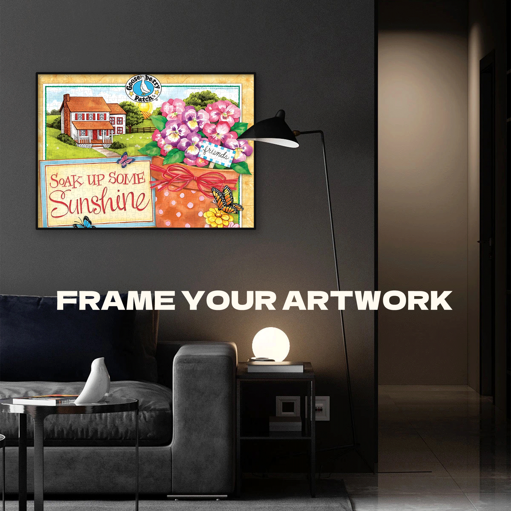 Soak Up Some Sunshine 500pcs/1000pcs Jigsaw Puzzle, Scratch-Resistant, Interactive Family Game & Brain-Boosting DIY Decor, Perfect for Halloween, Christmas & New Year Gifts, Family Puzzle Game