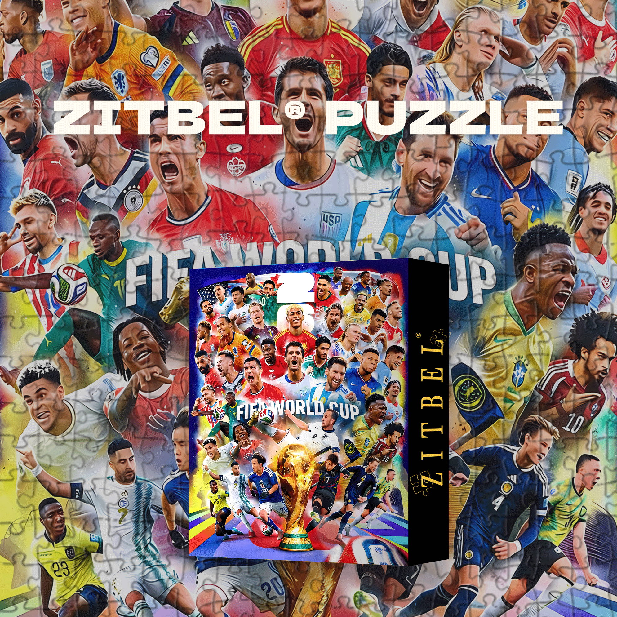 All Stars 500pcs/1000pcs Jigsaw Puzzle, Scratch-Resistant, Interactive Family Game & Brain-Boosting DIY Decor, Perfect for Halloween, Christmas & New Year Gifts, Family Puzzle Game