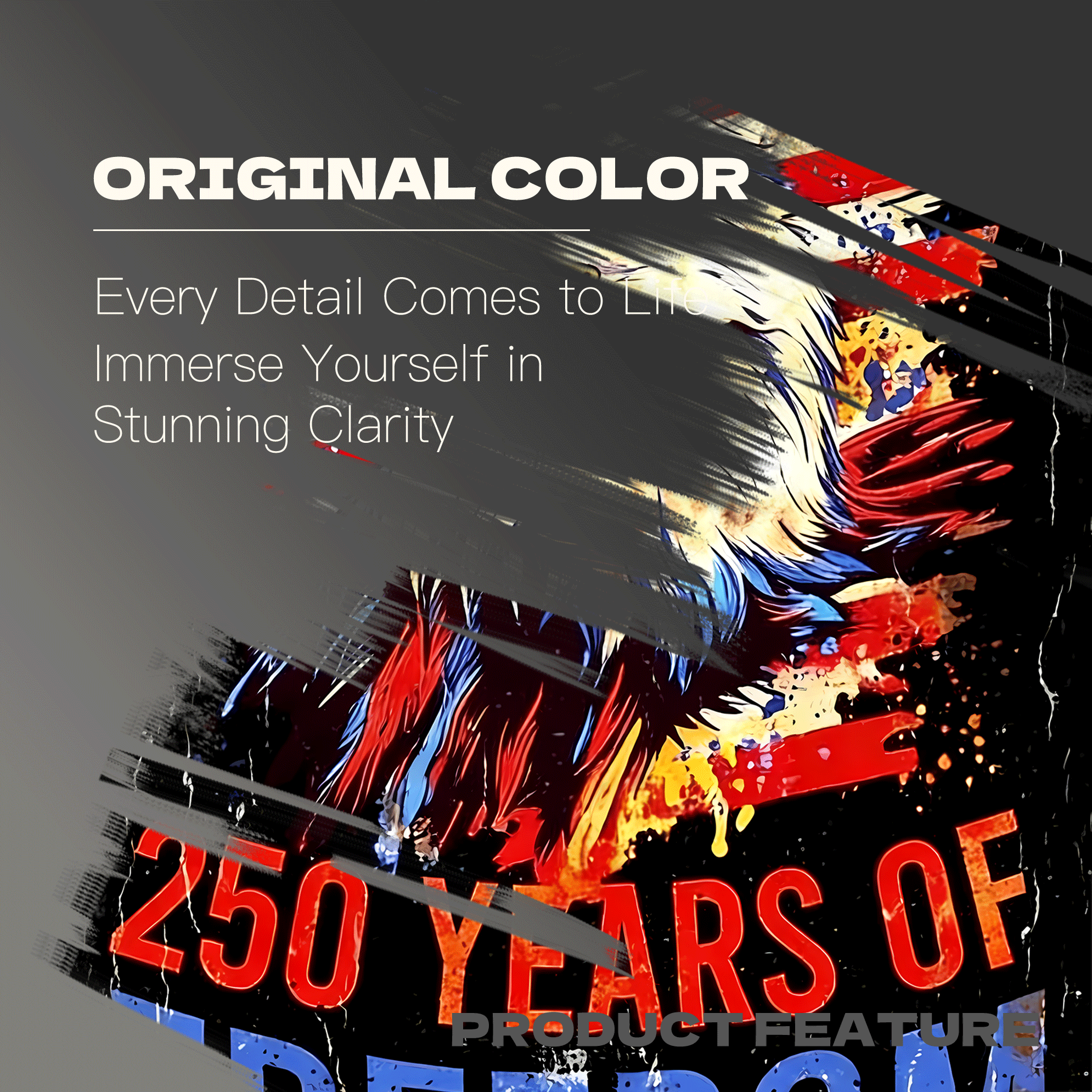 America 250 Years Of American Independence 1776-2026 500pcs/1000pcs Jigsaw Puzzle, Scratch-Resistant, Interactive Family Game & Brain-Boosting DIY Decor, Perfect for Halloween, Christmas & New Year Gifts, Family Puzzle Game
