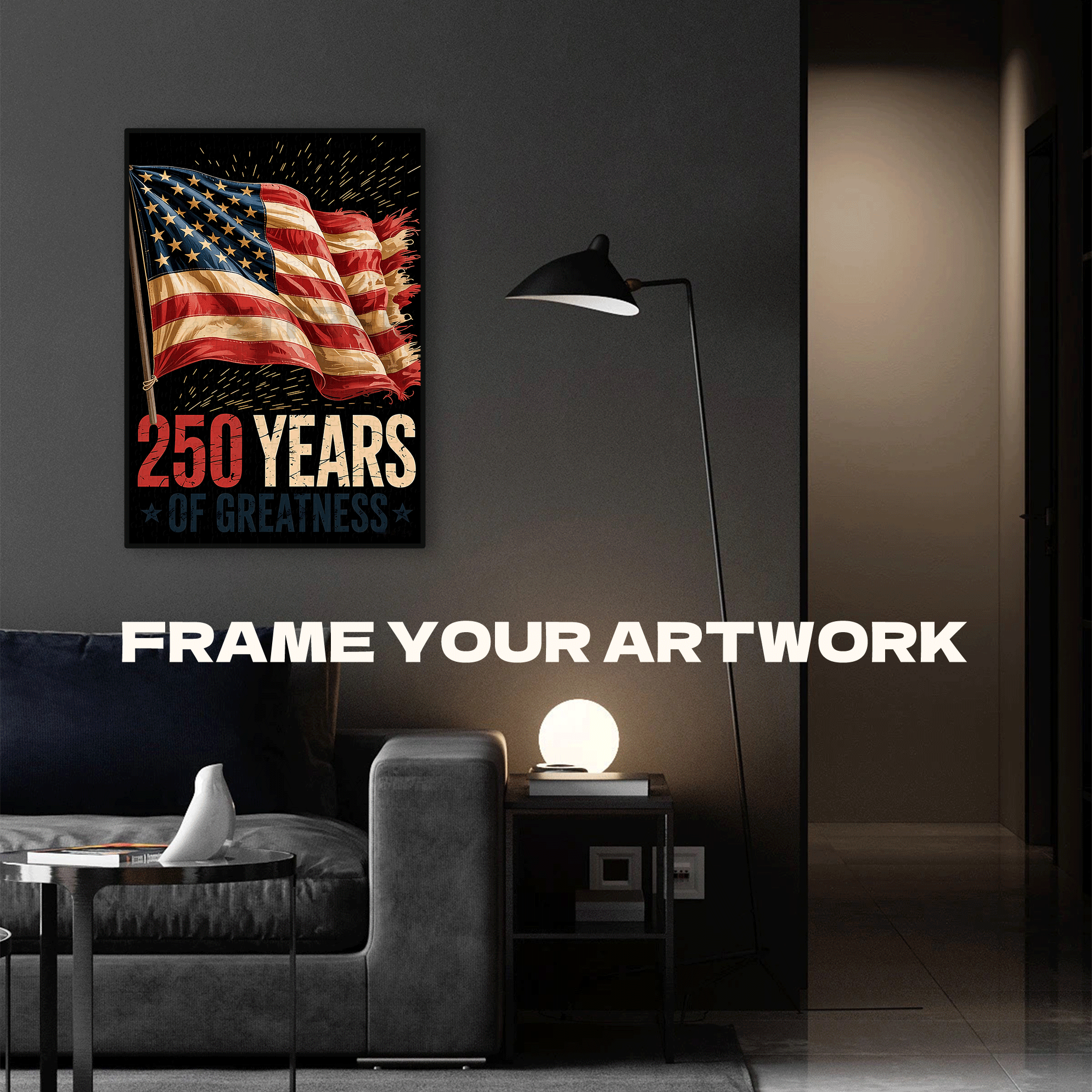 American 250 Years 500pcs/1000pcs Jigsaw Puzzle, Scratch-Resistant, Interactive Family Game & Brain-Boosting DIY Decor, Perfect for Halloween, Christmas & New Year Gifts, Family Puzzle Game