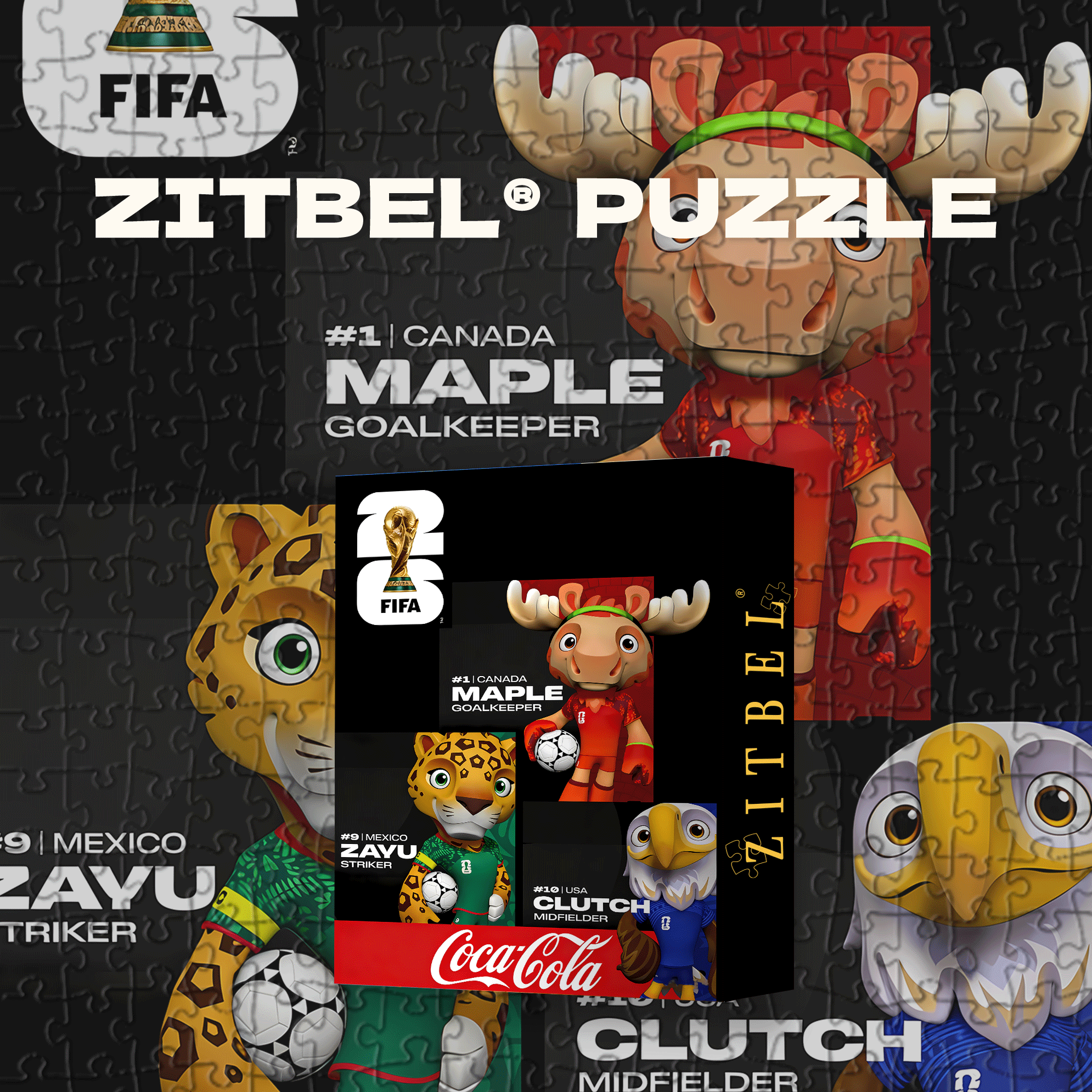 Fifa 2026 500pcs/1000pcs Jigsaw Puzzle, Scratch-Resistant, Interactive Family Game & Brain-Boosting DIY Decor, Perfect for Halloween, Christmas & New Year Gifts, Family Puzzle Game